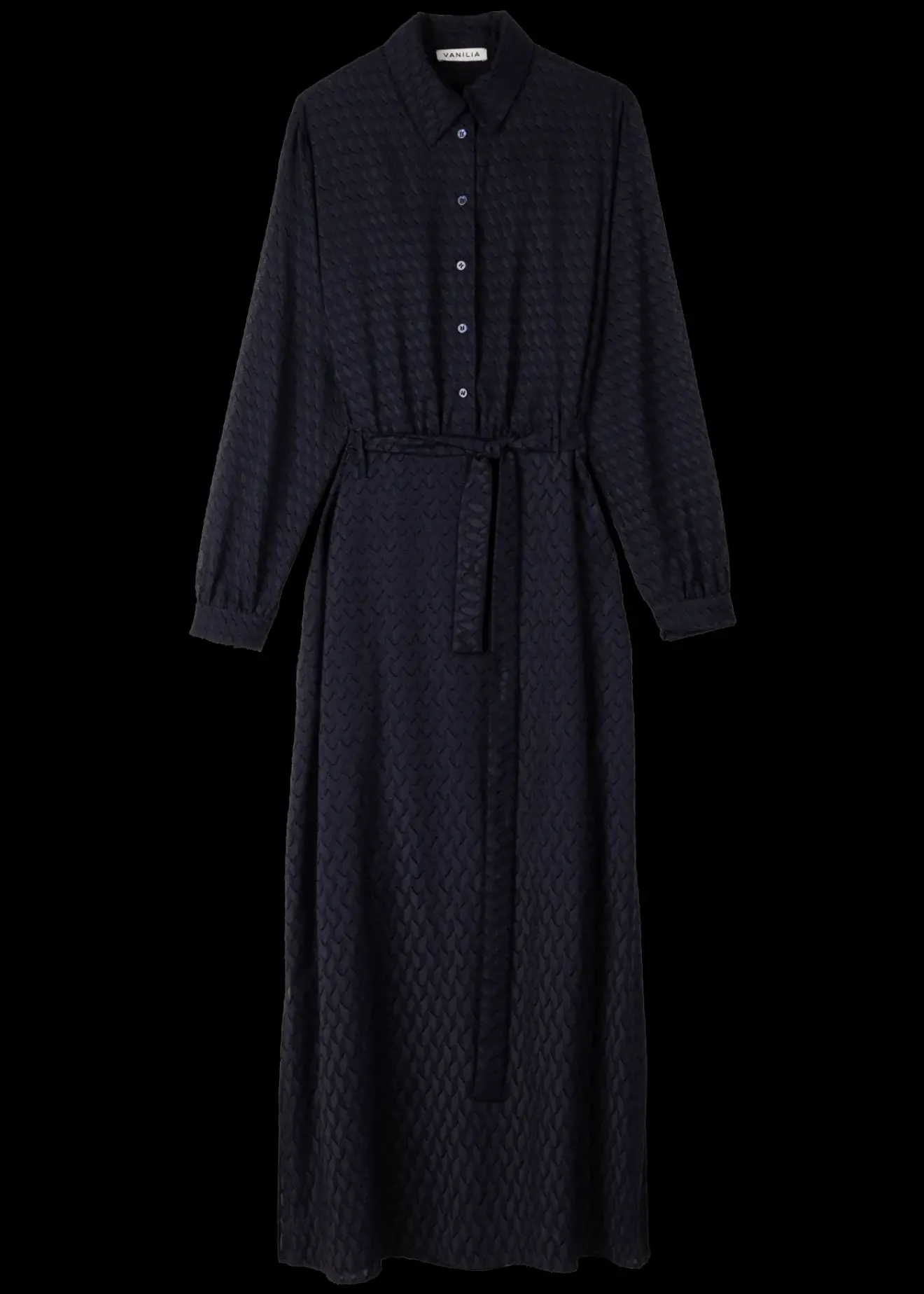 Vanilia Ausbrenner Blouse Jurk Classic Navy Online