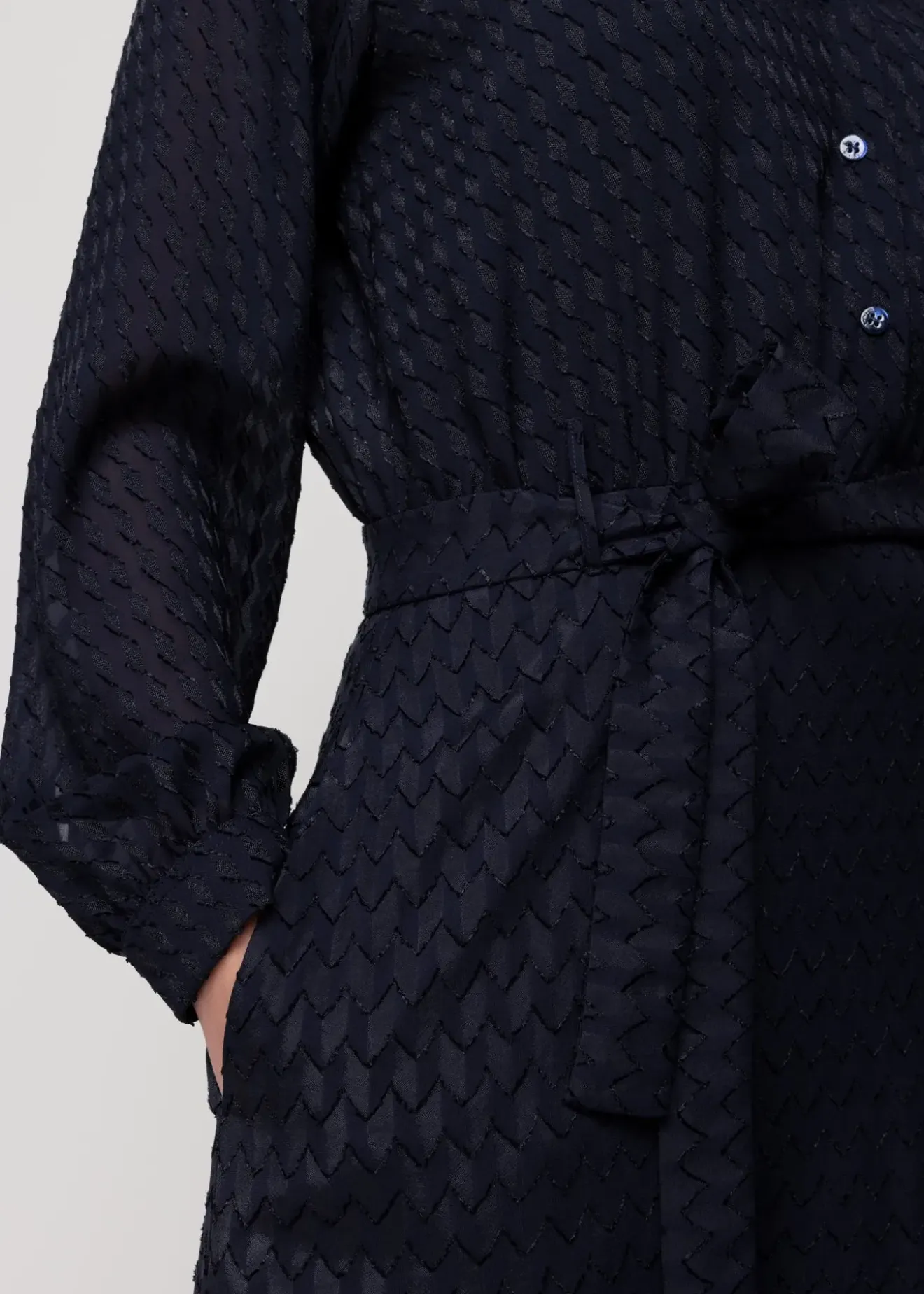Vanilia Ausbrenner Blouse Jurk Classic Navy Online