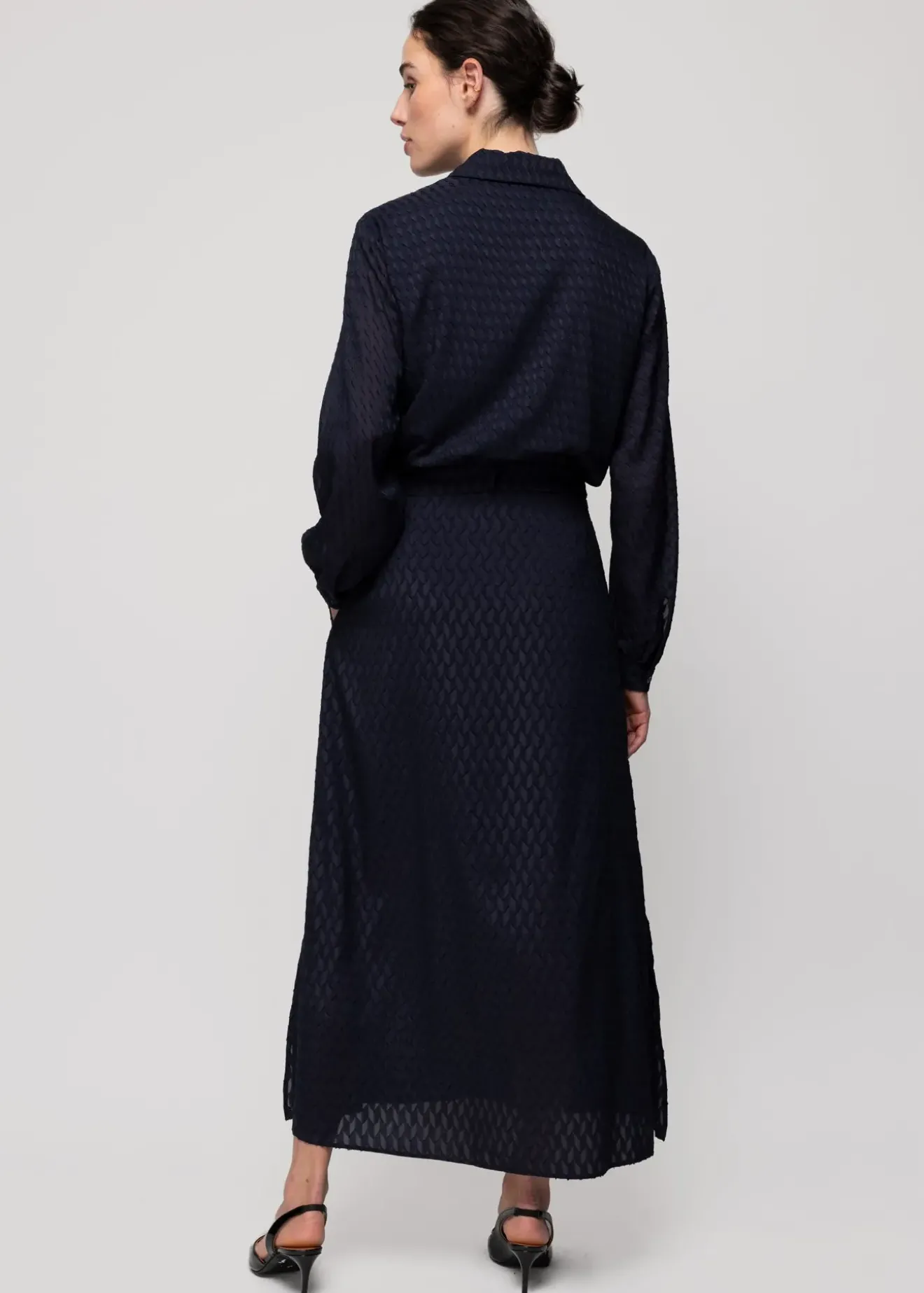 Vanilia Ausbrenner Blouse Jurk Classic Navy Online
