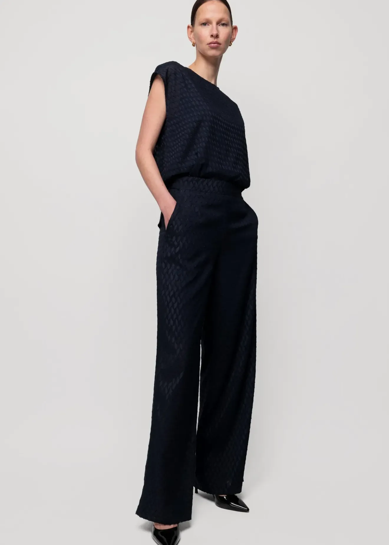Vanilia Ausbrenner Rechte Broek Classic Navy Discount