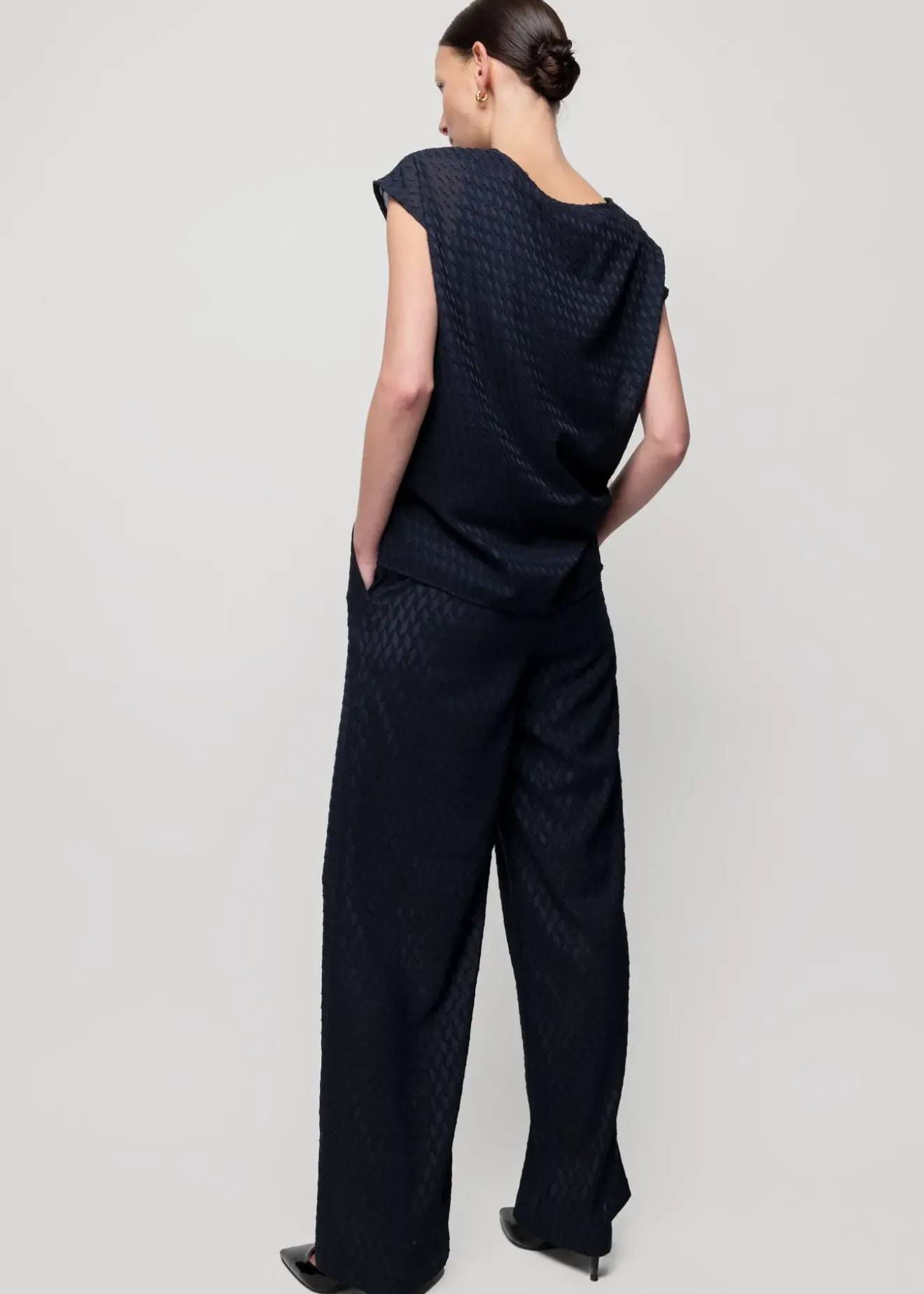 Vanilia Ausbrenner Rechte Broek Classic Navy Discount