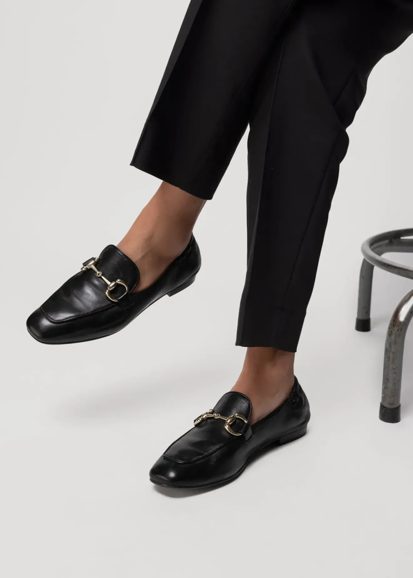 Vanilia Billi Bi Loafer Zwart Outlet