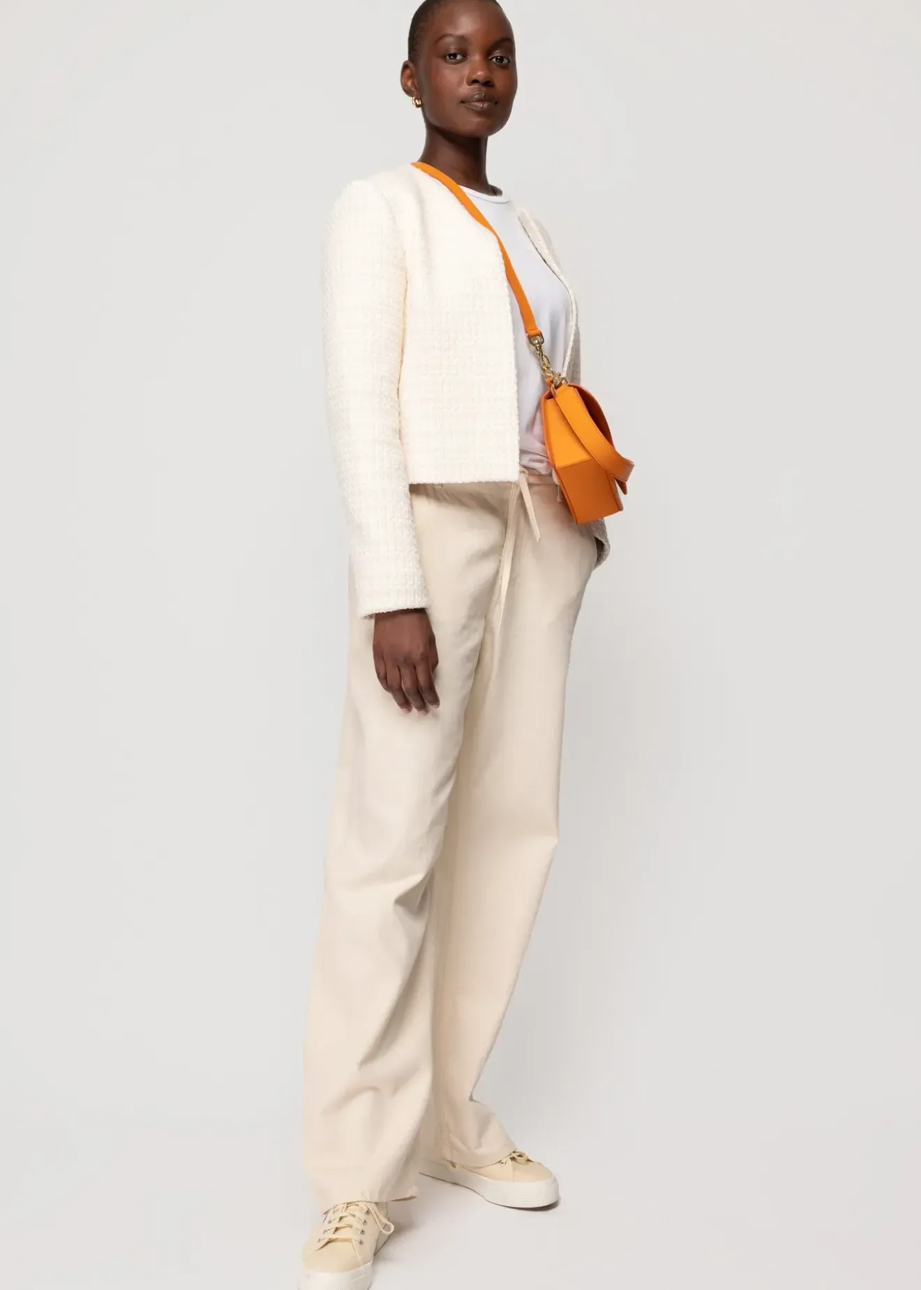 Vanilia Boucle Jasje Ecru Clearance