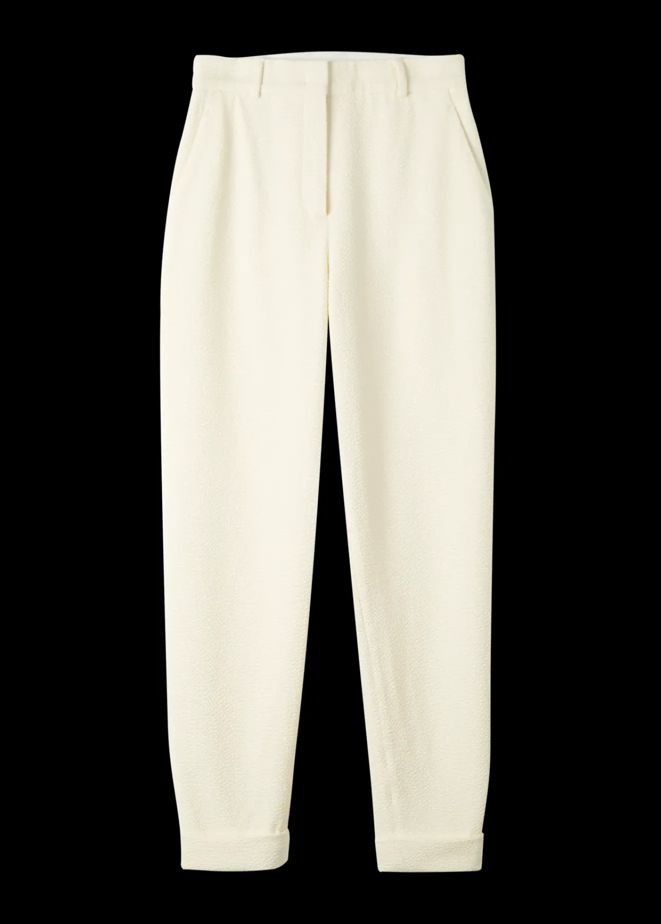 Vanilia Crinkle Structuur Chino Pristine Discount