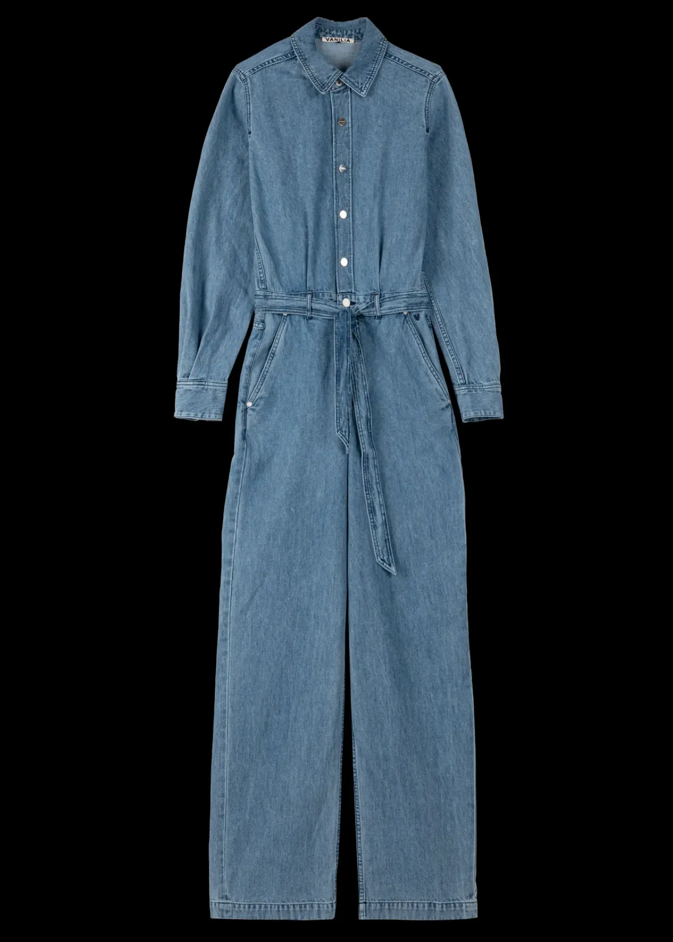 Vanilia Denim Boilersuit Denim Blue Best