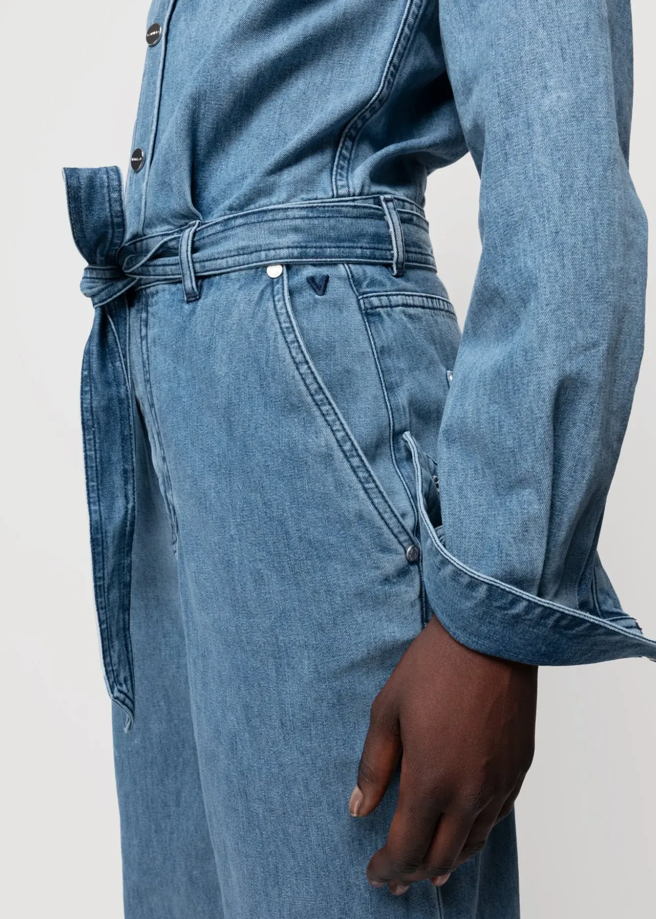 Vanilia Denim Boilersuit Denim Blue Best