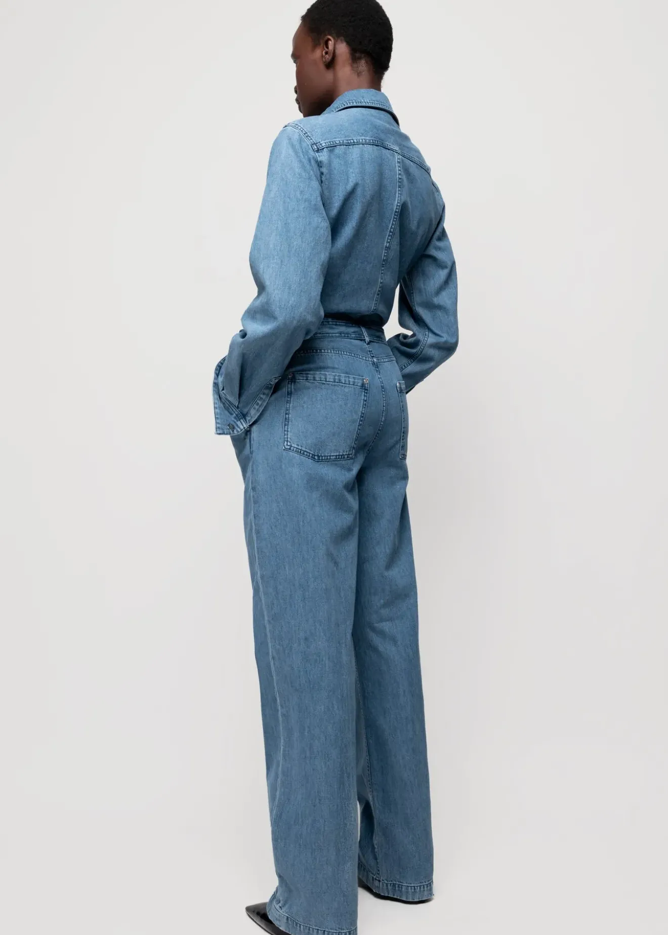 Vanilia Denim Boilersuit Denim Blue Best