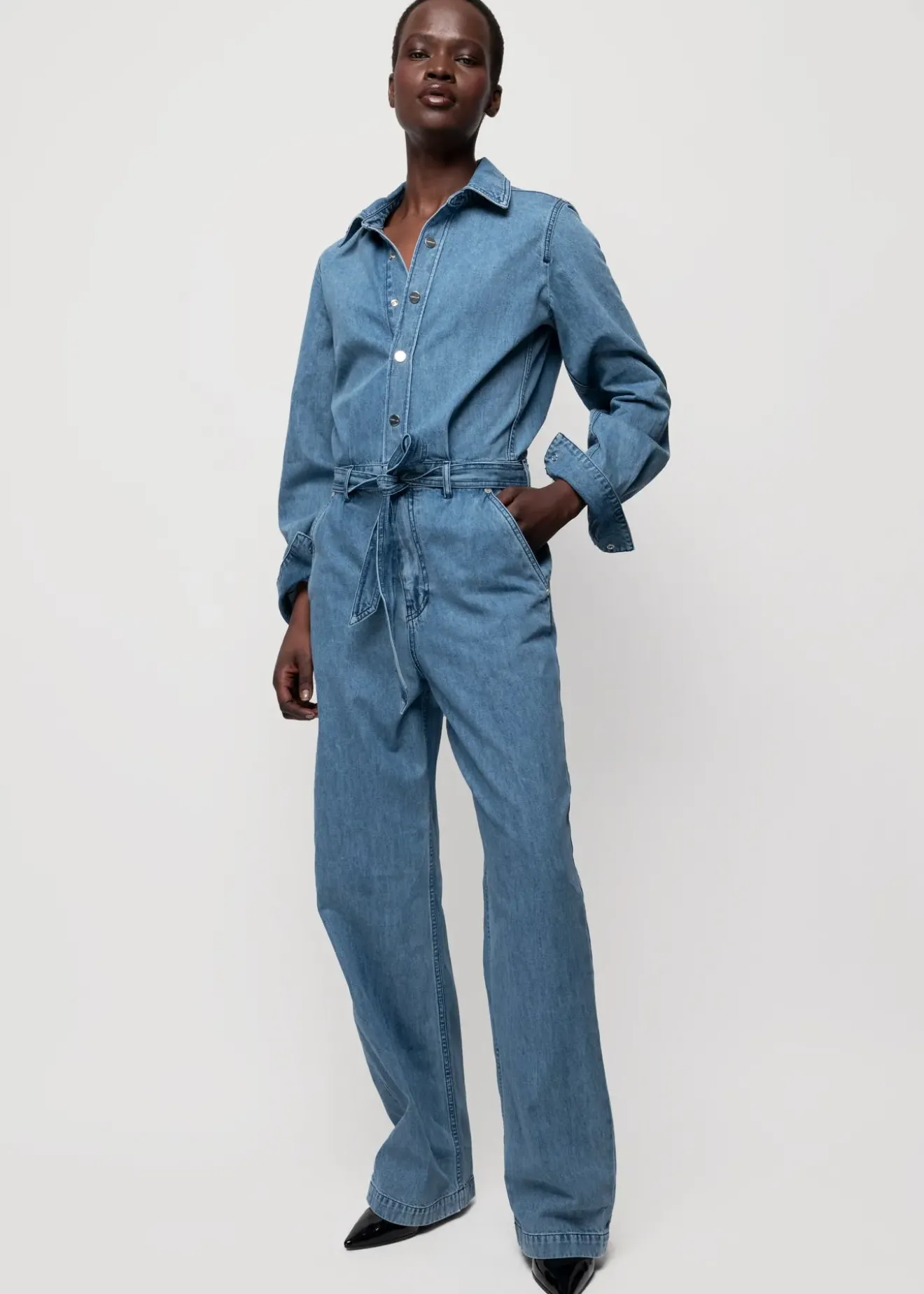 Vanilia Denim Boilersuit Denim Blue Best