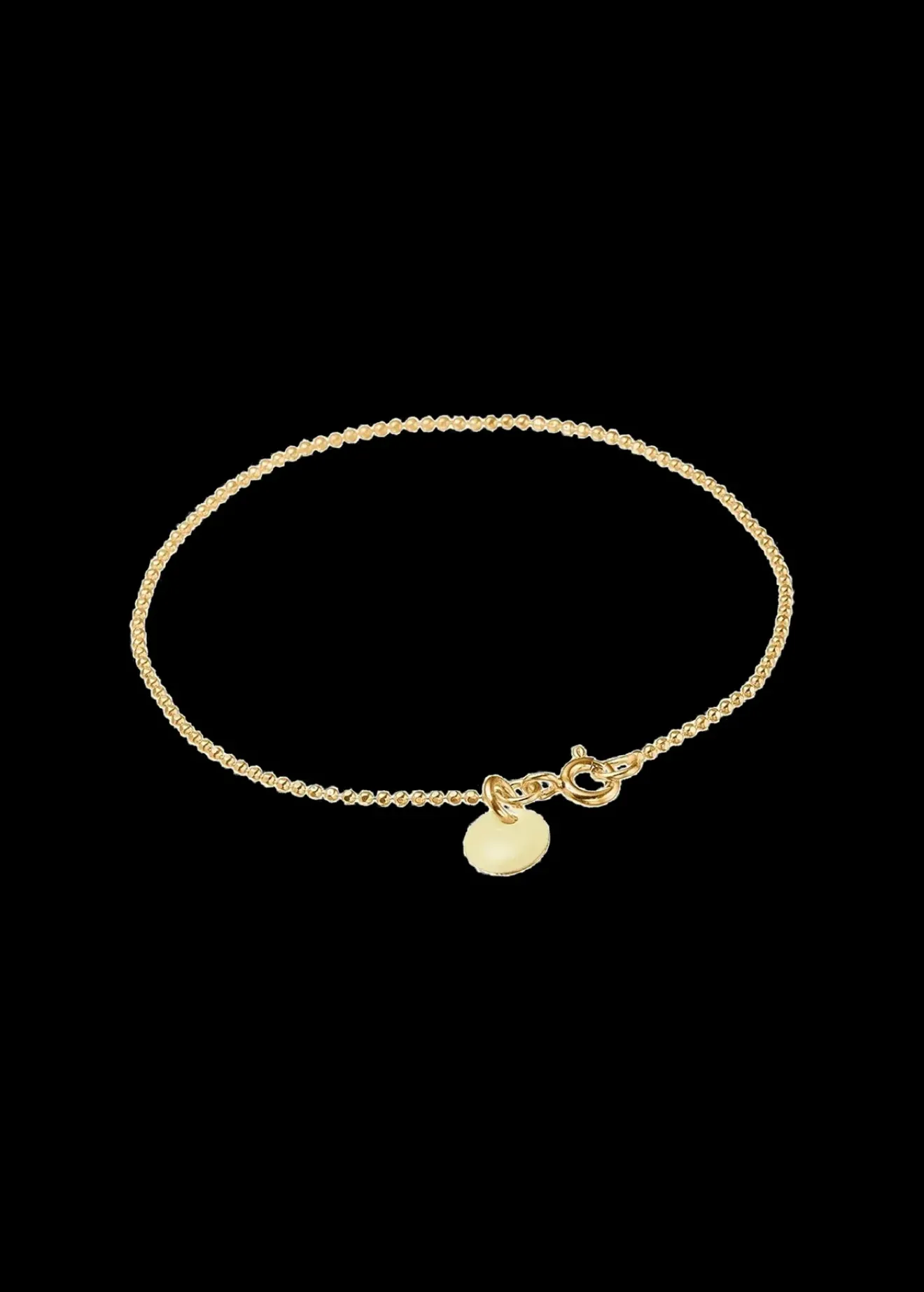 Vanilia Enamel Armband Ball Chain Beige Best