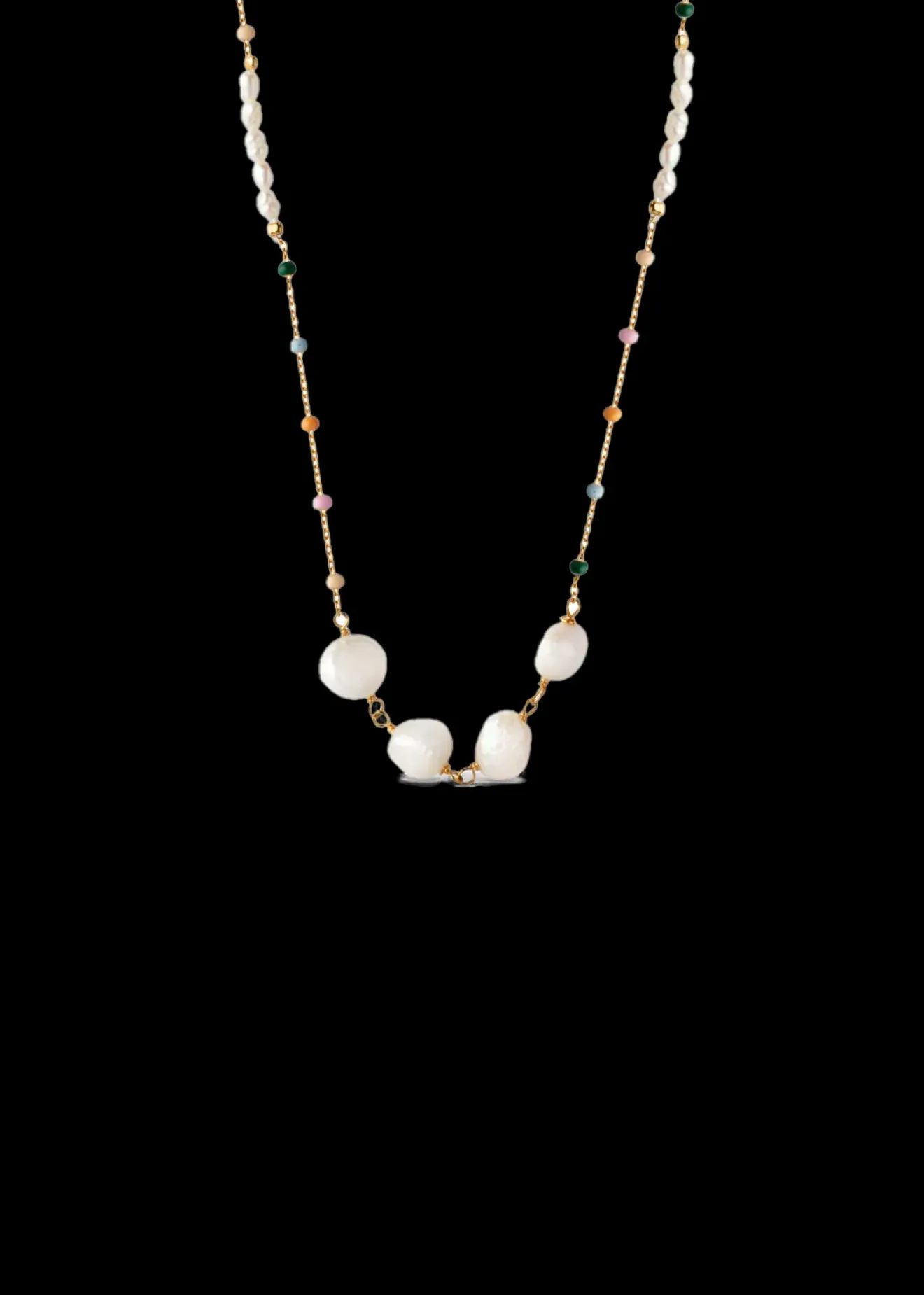 Vanilia Enamel Ketting Lola Perla Dreamy Pearl Fashion