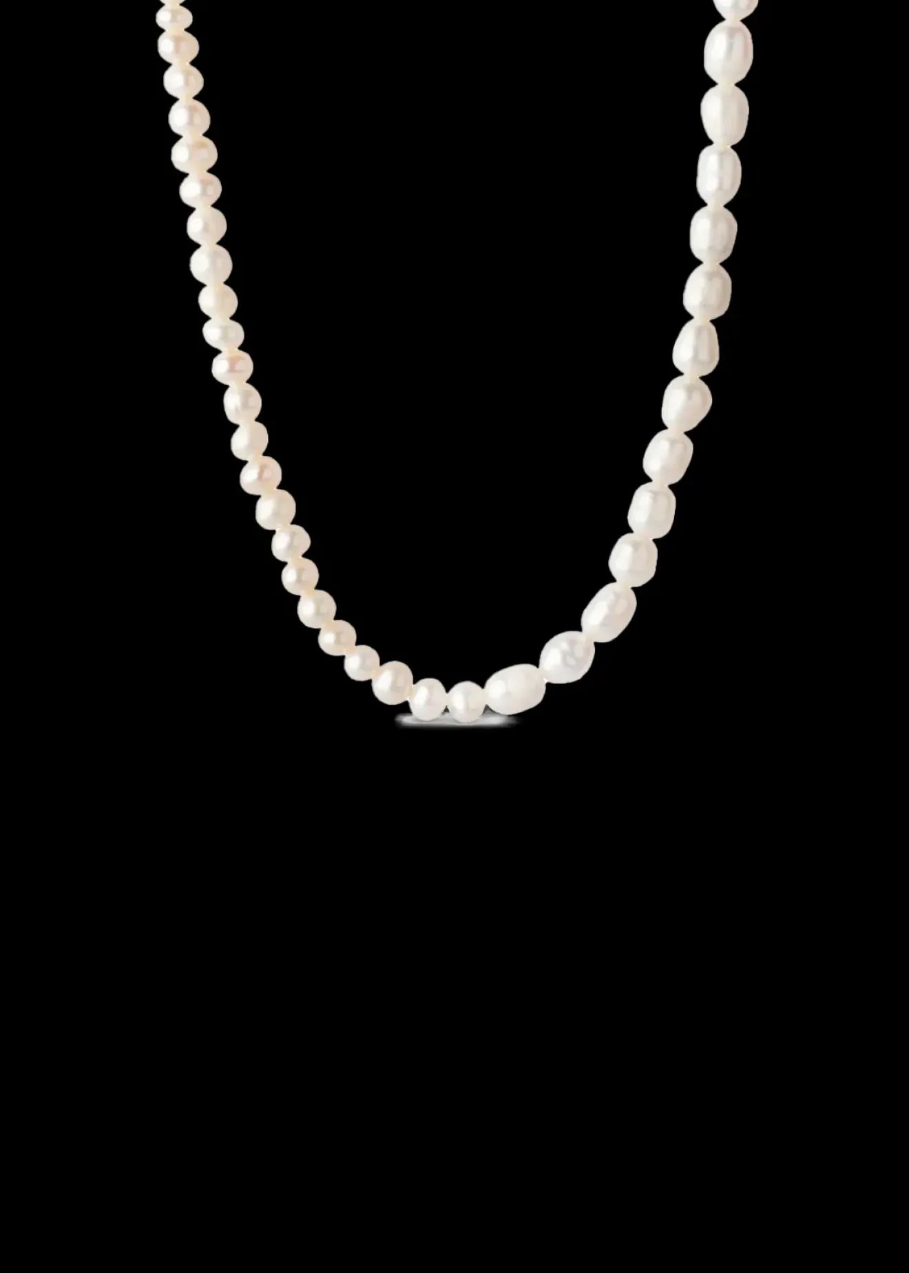 Vanilia Enamel Ketting Pearlie 925S/Gp Clearance