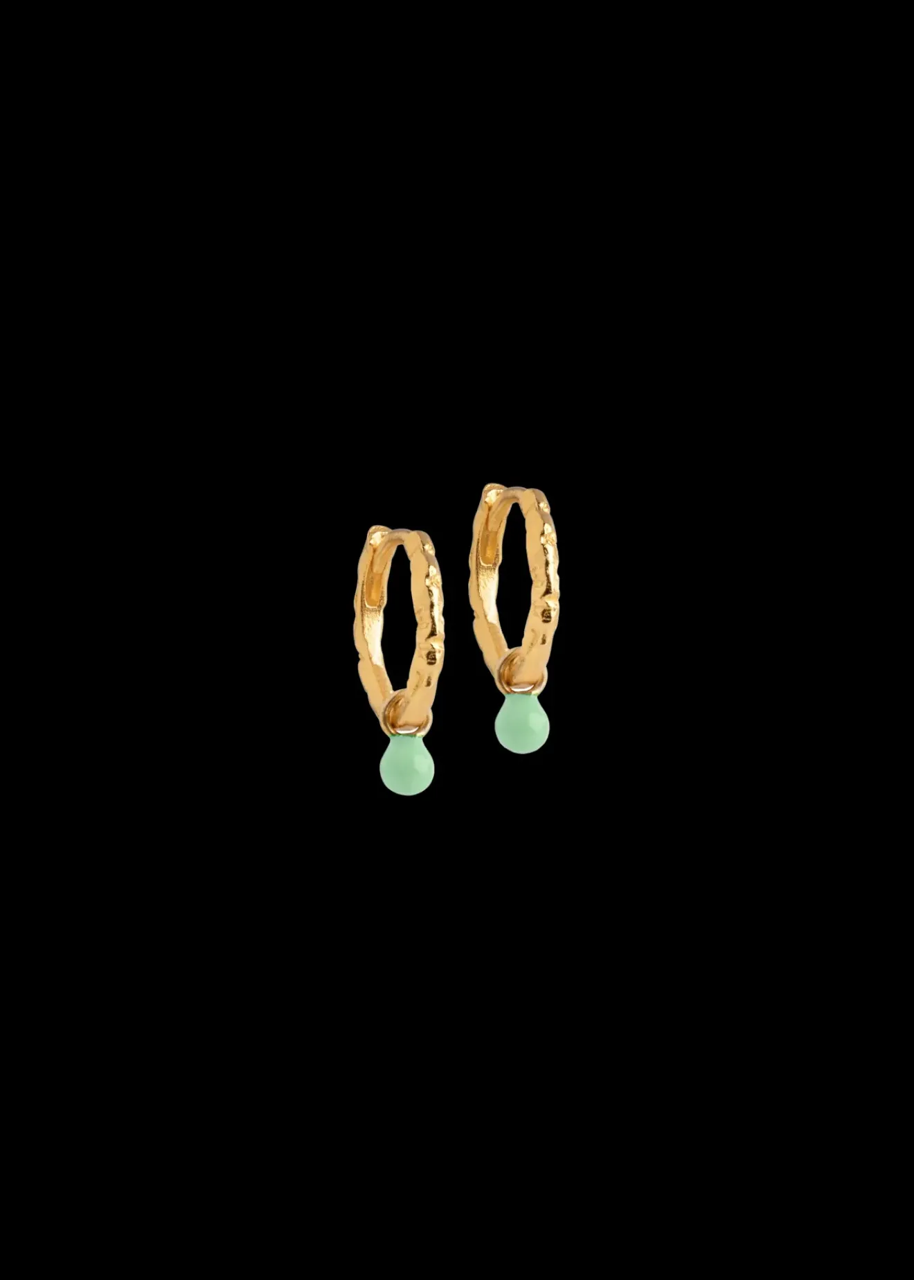 Vanilia Enamel Oorbellen Belle Dusty Green Sale