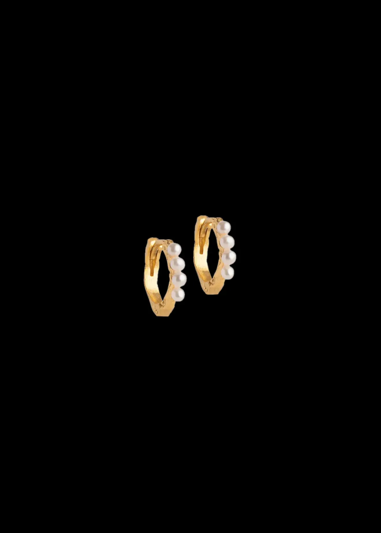 Vanilia Enamel Oorbellen Paula Met Parel Pearl Best