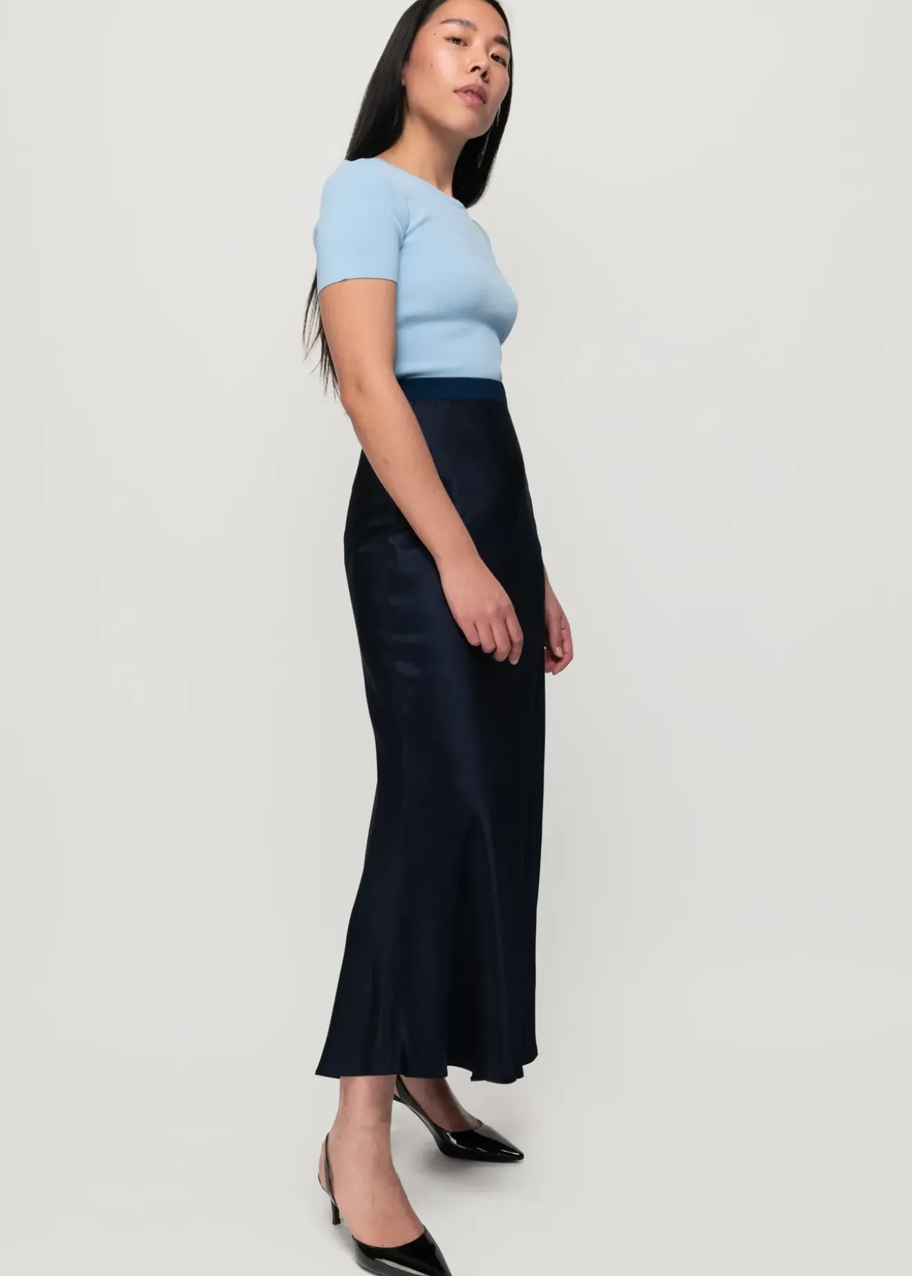 Vanilia Gebreide Top Met Korte Mouw Lago Outlet