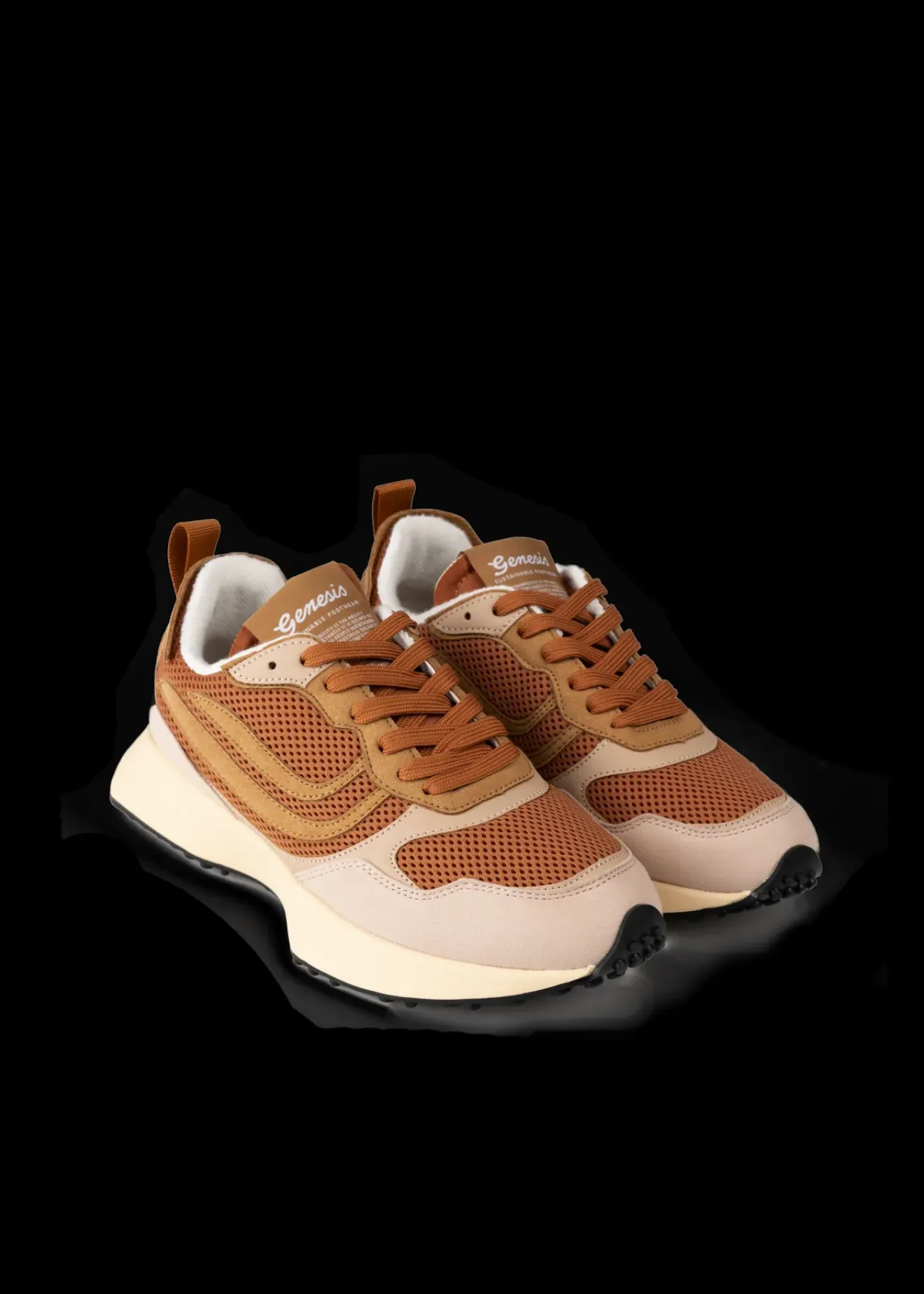 Vanilia Genesis G-Marathon Sneaker Multi Mesh Croissant/Latte/Chocolate Hot