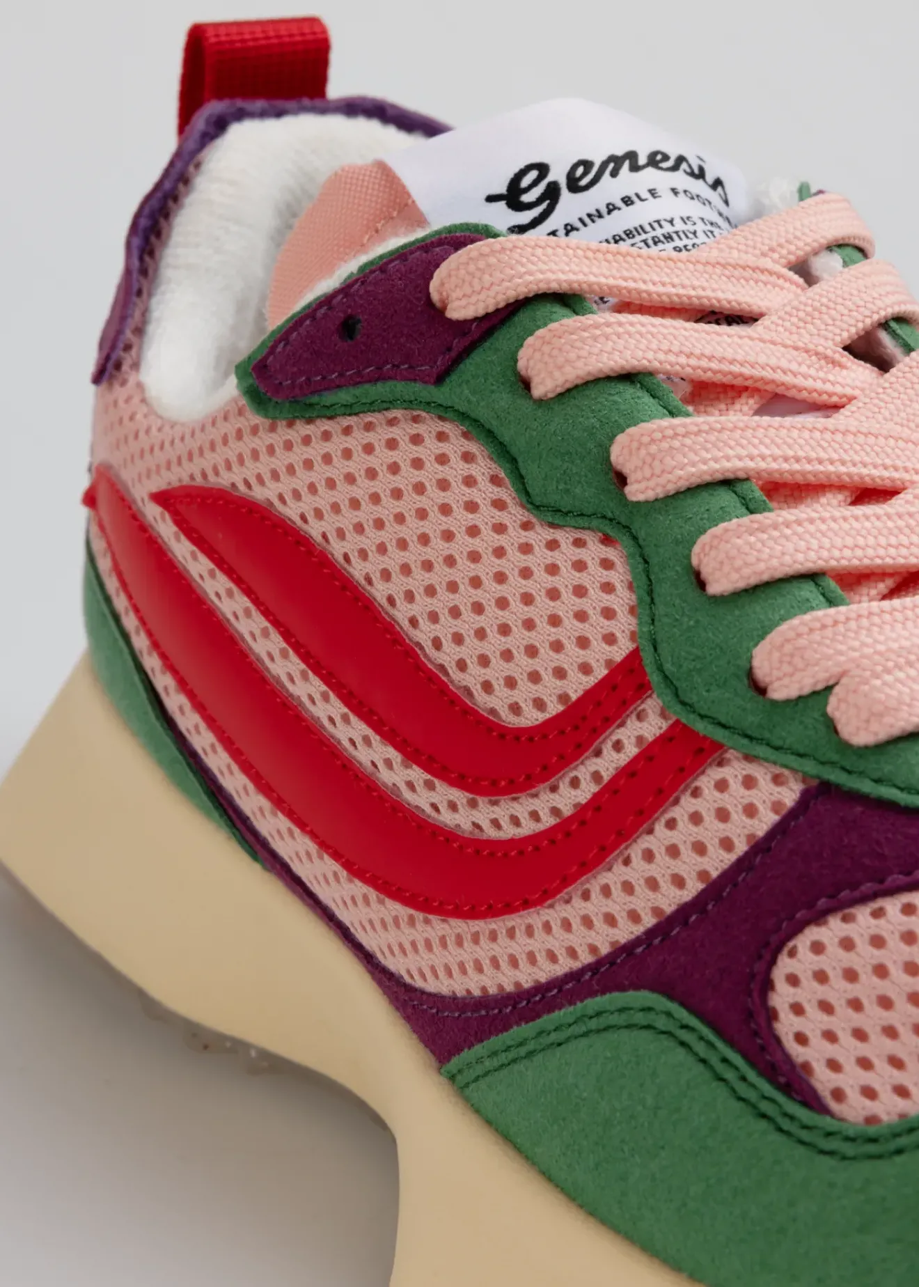 Vanilia Genesis G-Marathon Sneaker Multi Mesh Forest/Dragonfruit/Plum New