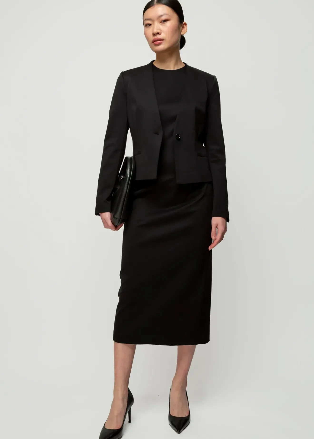 Vanilia High Tech Punto Blazer Zwart New