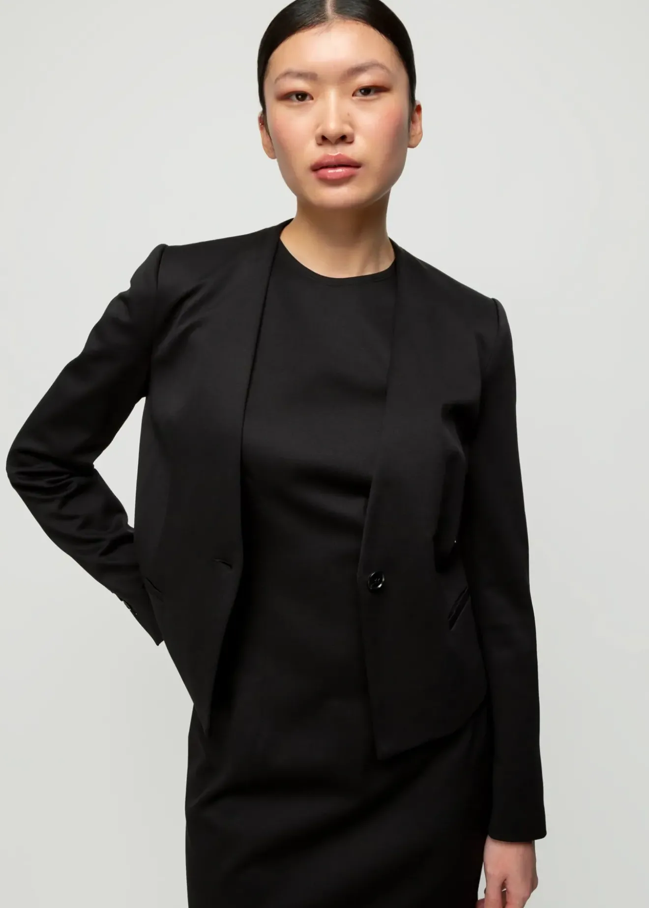 Vanilia High Tech Punto Blazer Zwart New