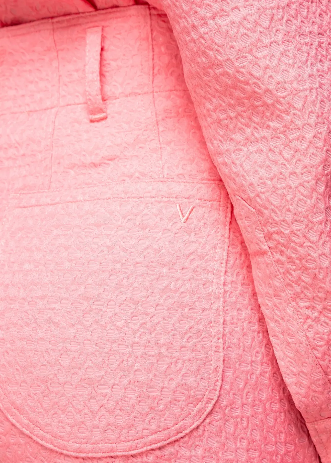 Vanilia Jacquard Geweven Broek Chateau Rose Online