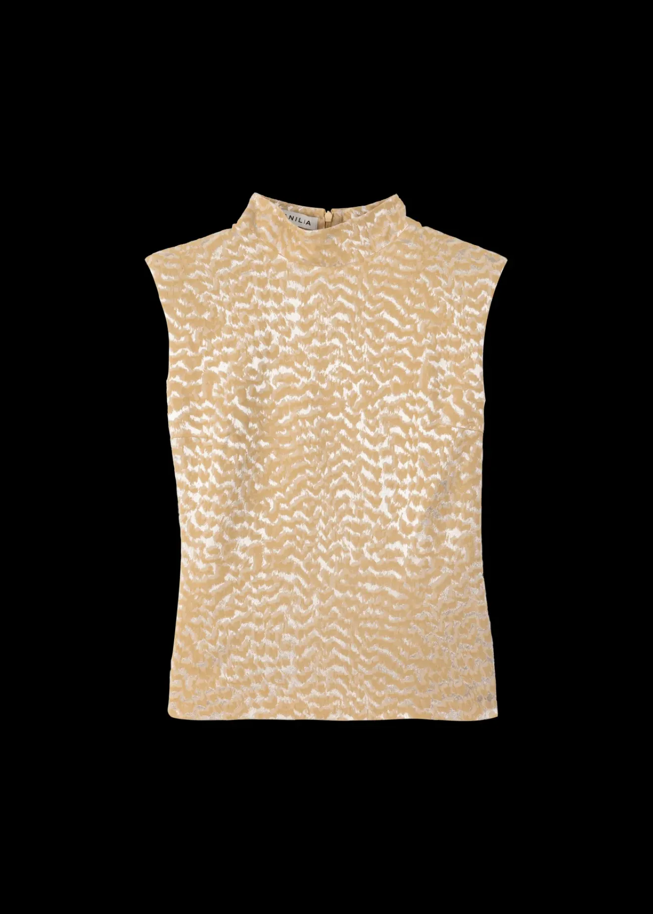 Vanilia Jacquard Viscose Top New Wheat Outlet