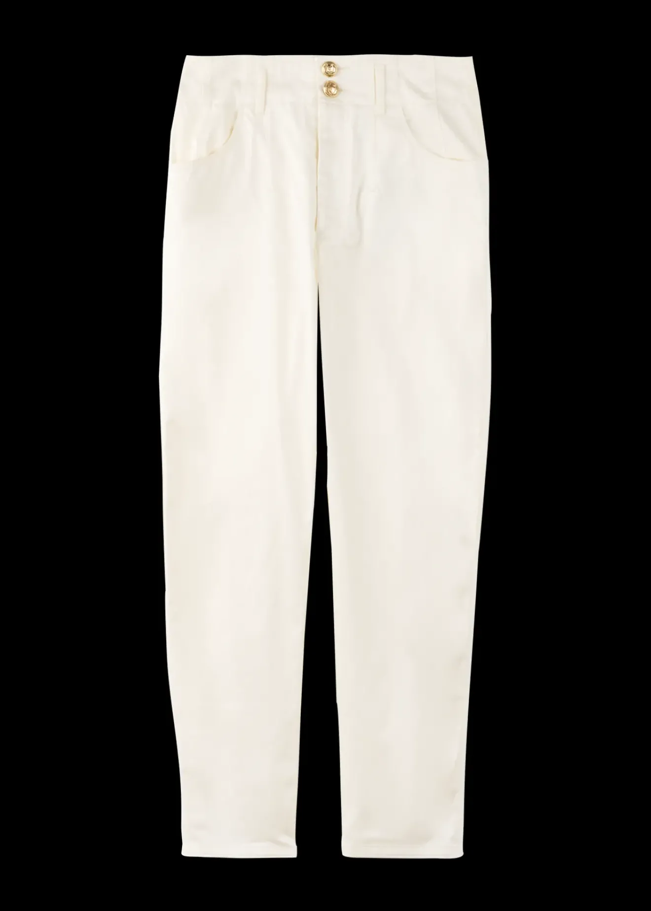Vanilia Katoenen Broek Tapered Fit Pristine Best