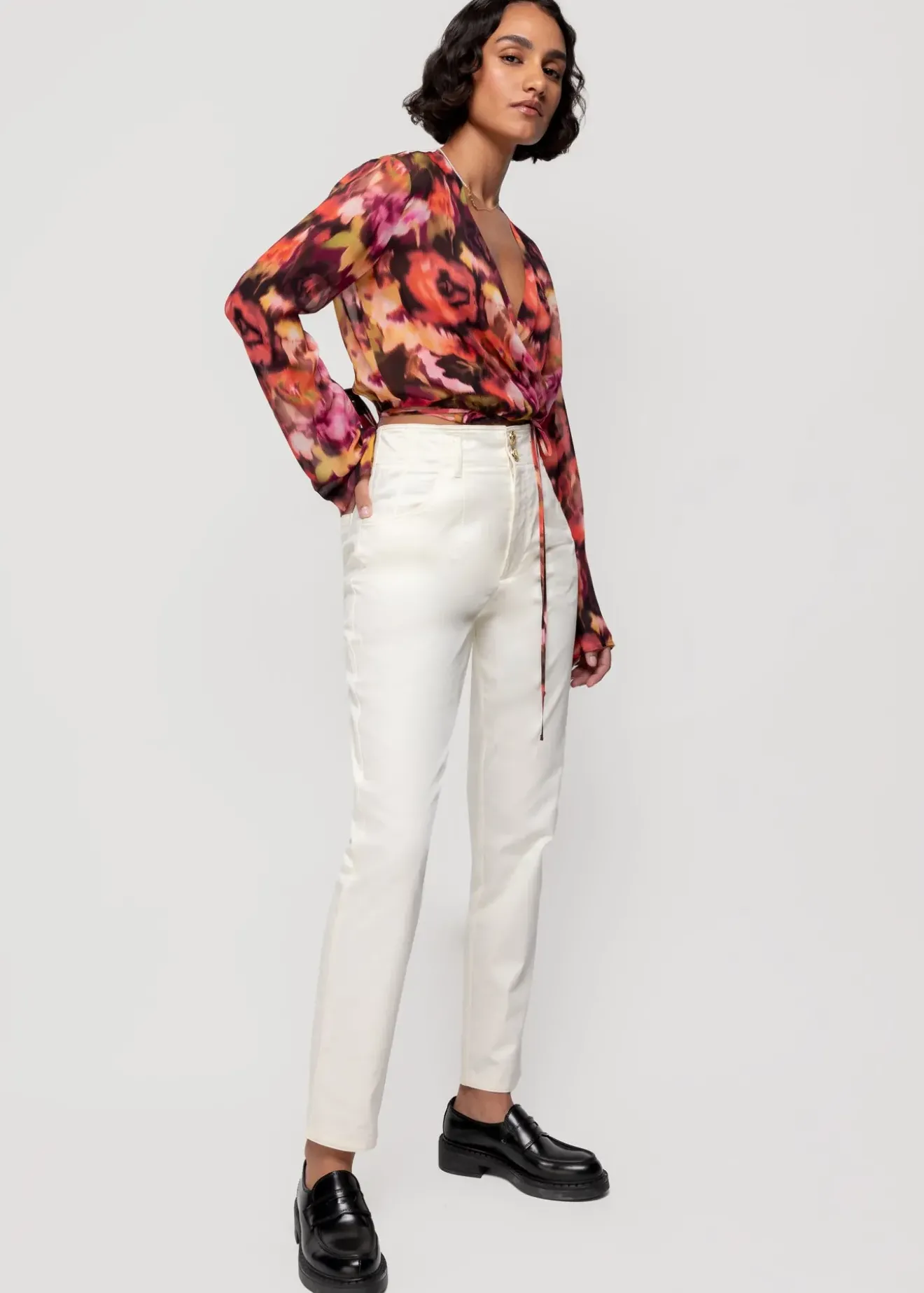 Vanilia Katoenen Broek Tapered Fit Pristine Best