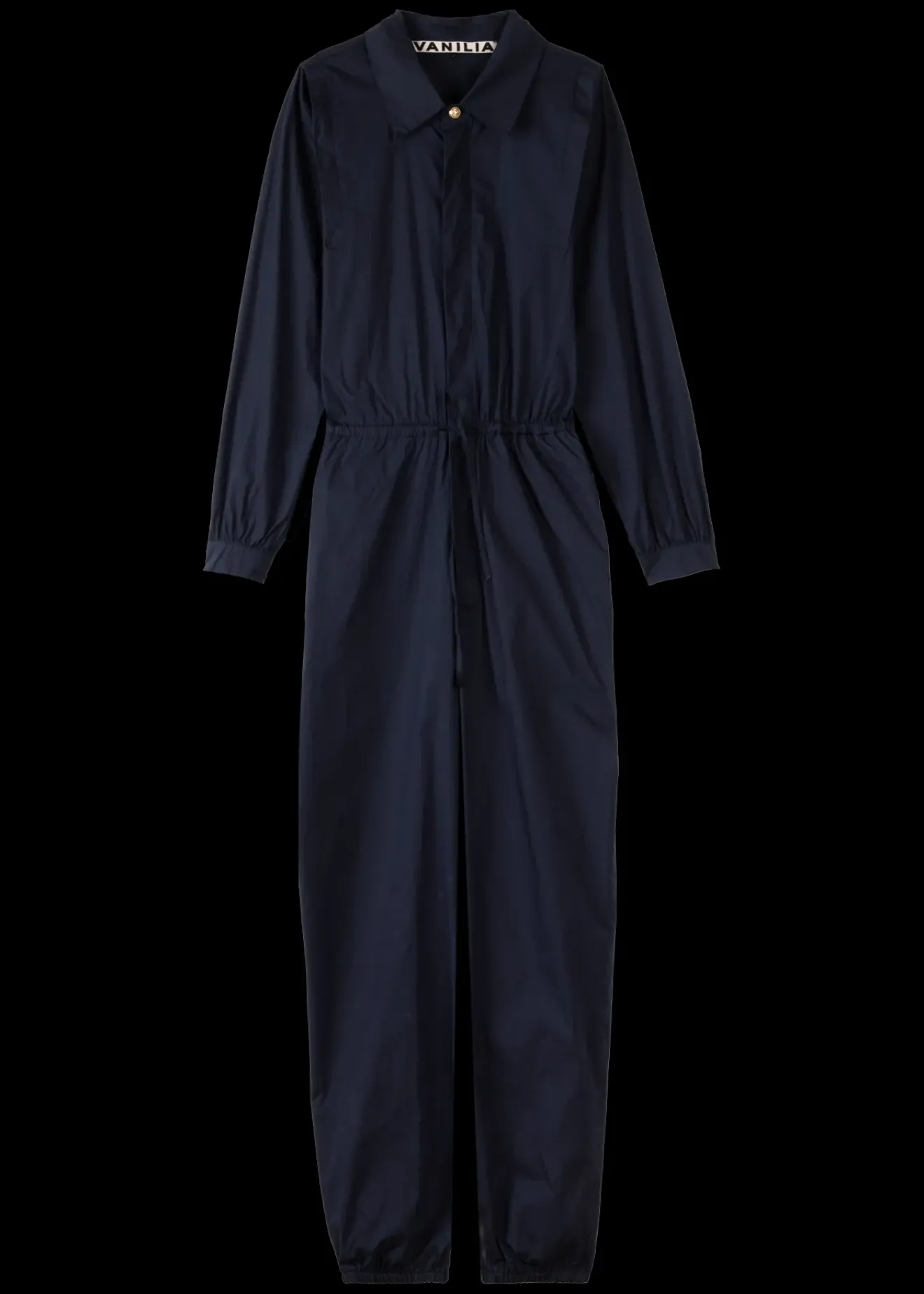 Vanilia Katoenen Jumpsuit Dark Navy Outlet