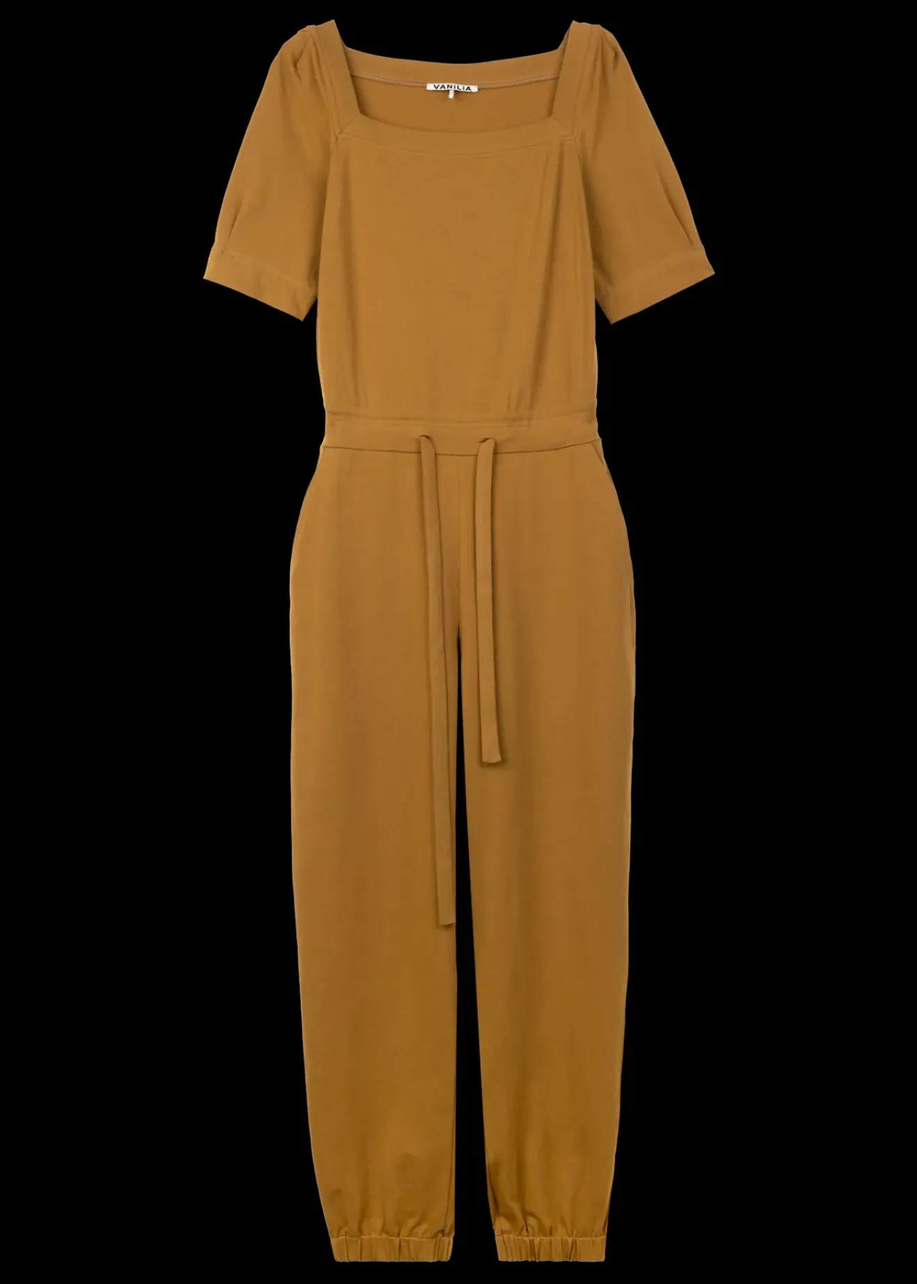 Vanilia Katoenen Jumpsuit Met Vierkante Hals Breen Outlet