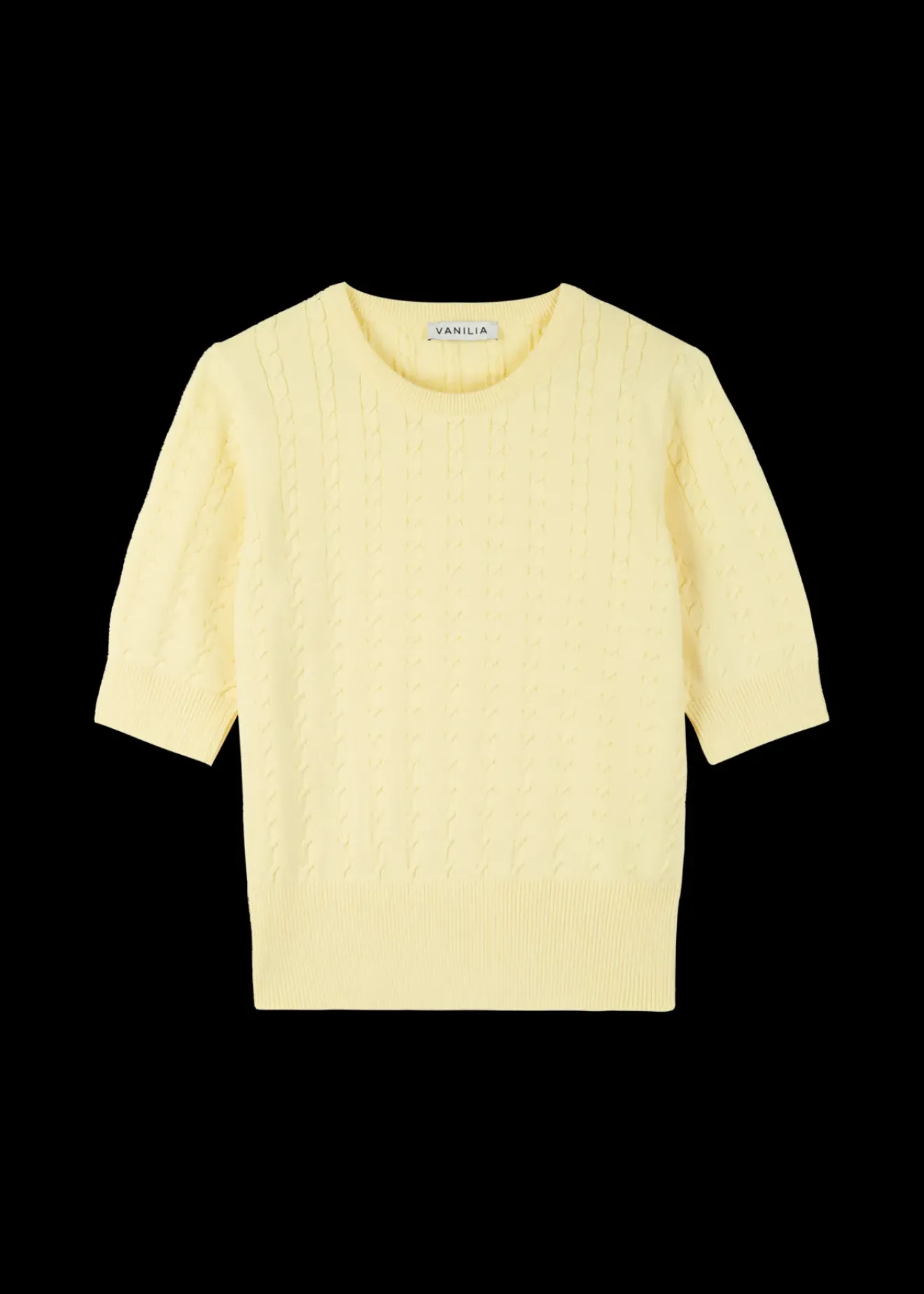Vanilia Katoenen Kabeltop French Vanilla Sale
