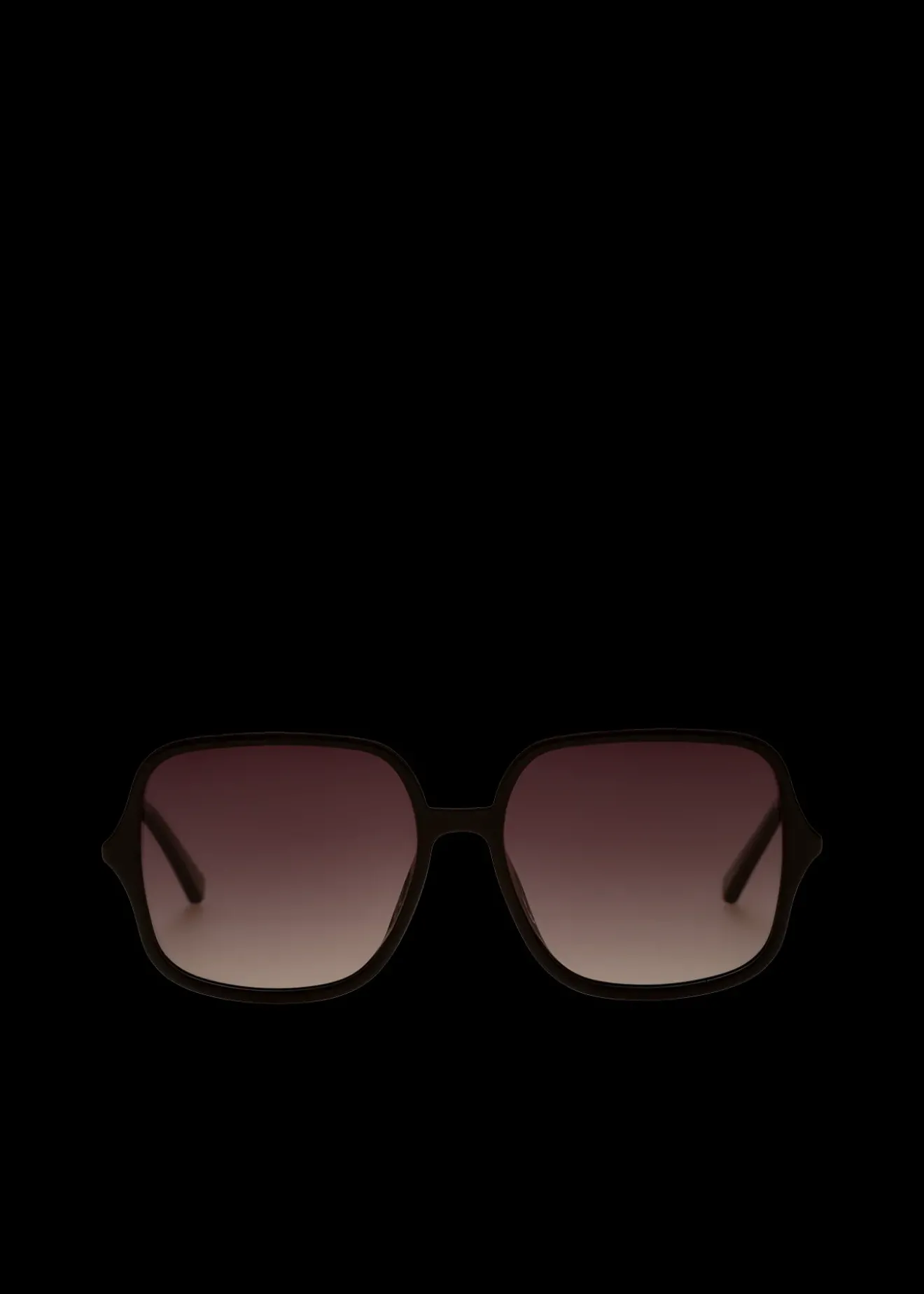 Vanilia Le Specs Zonnebril Hey Hunni Polar Black/Smokey Hot