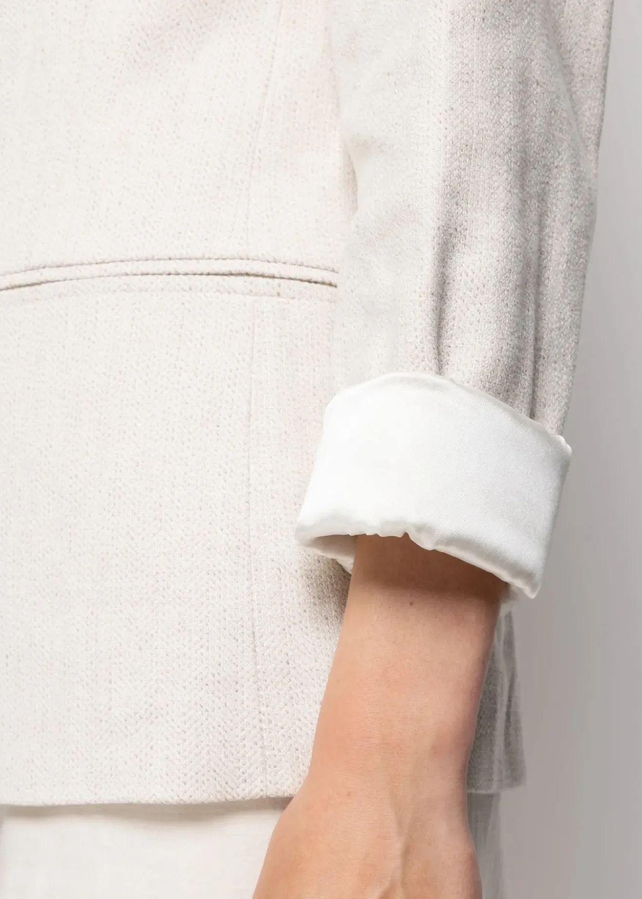 Vanilia Linnen Colbert Natural Linnen Fashion