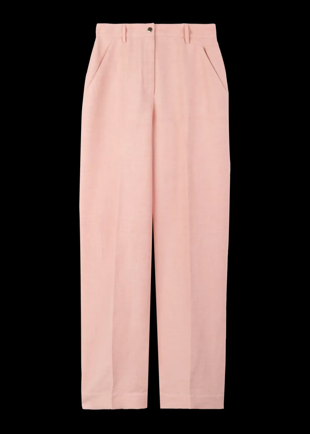 Vanilia Linnen Pantalon Dusty Coral Discount