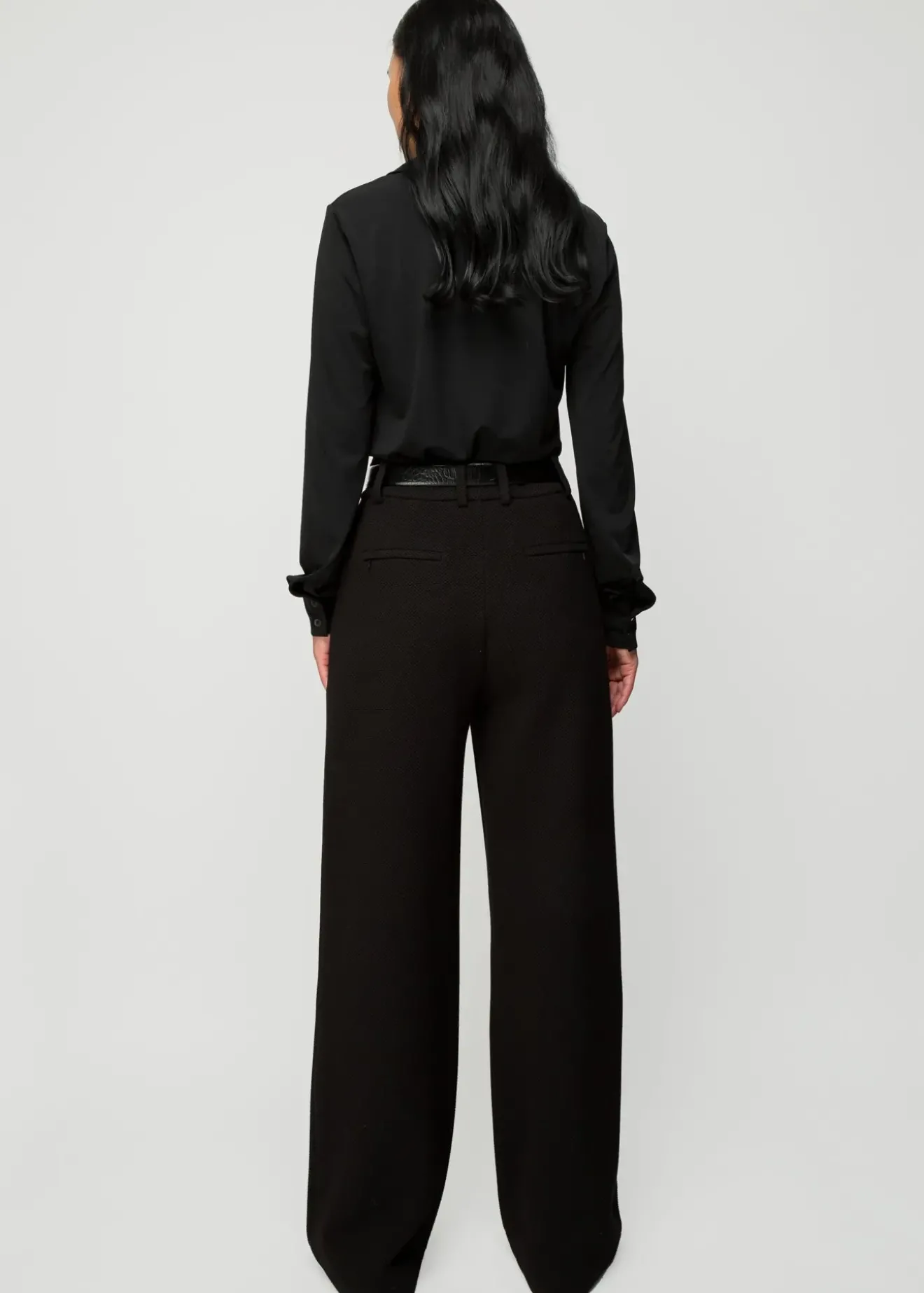 Vanilia Long Sleeve Polo Zwart Online
