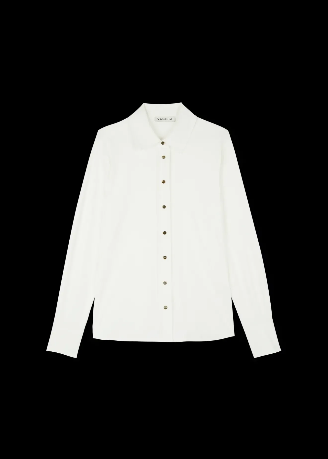 Vanilia Luxe Stretch Blouse Bianco Outlet