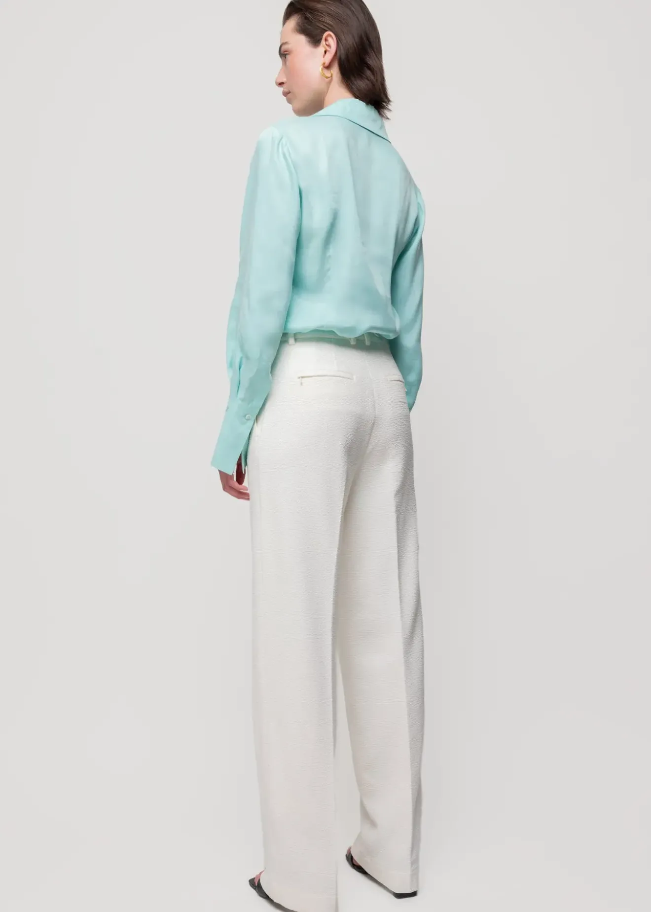 Vanilia Lyocell Blouse Aquamarine Sale