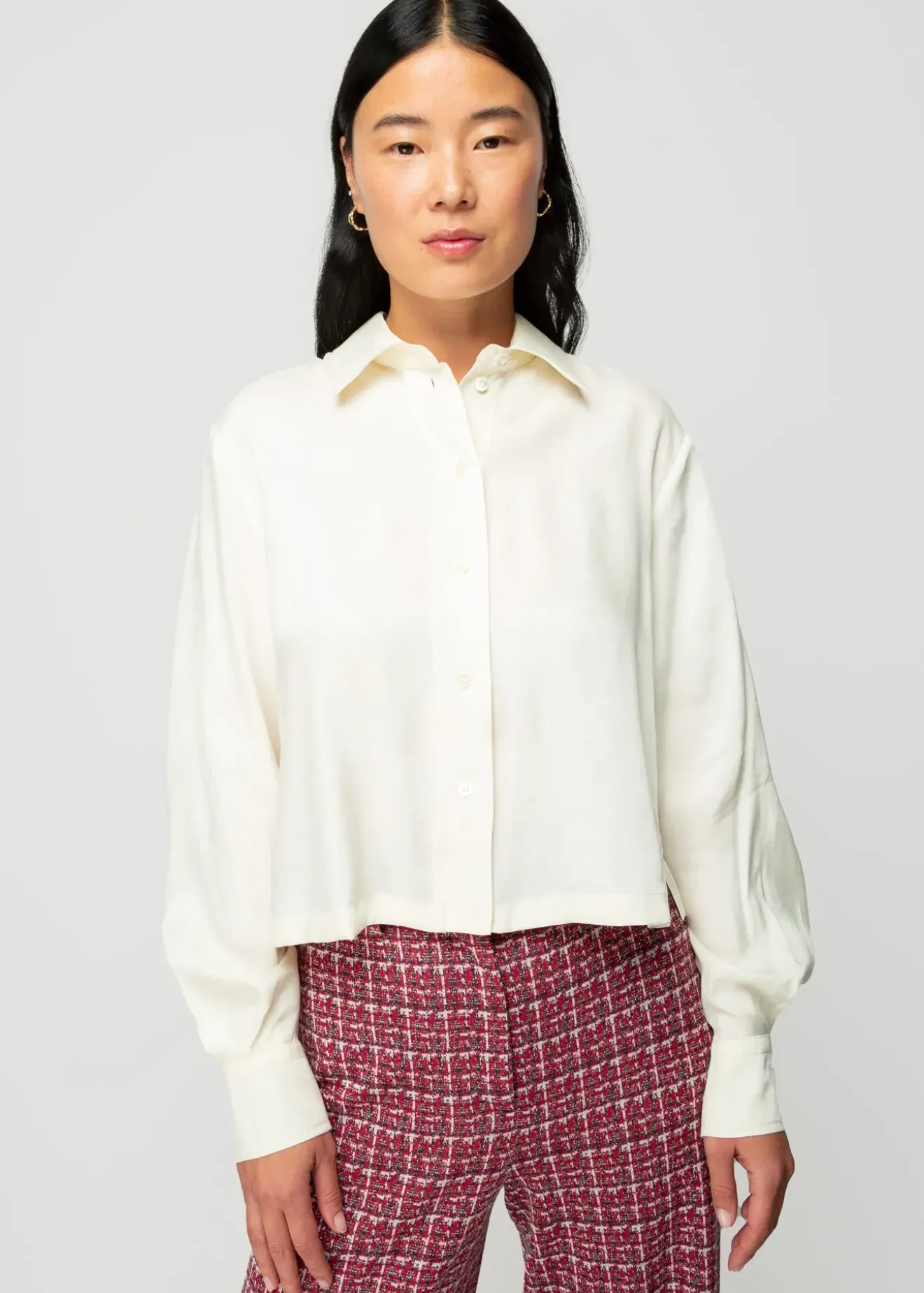 Vanilia Lyocell Blouse Snow New