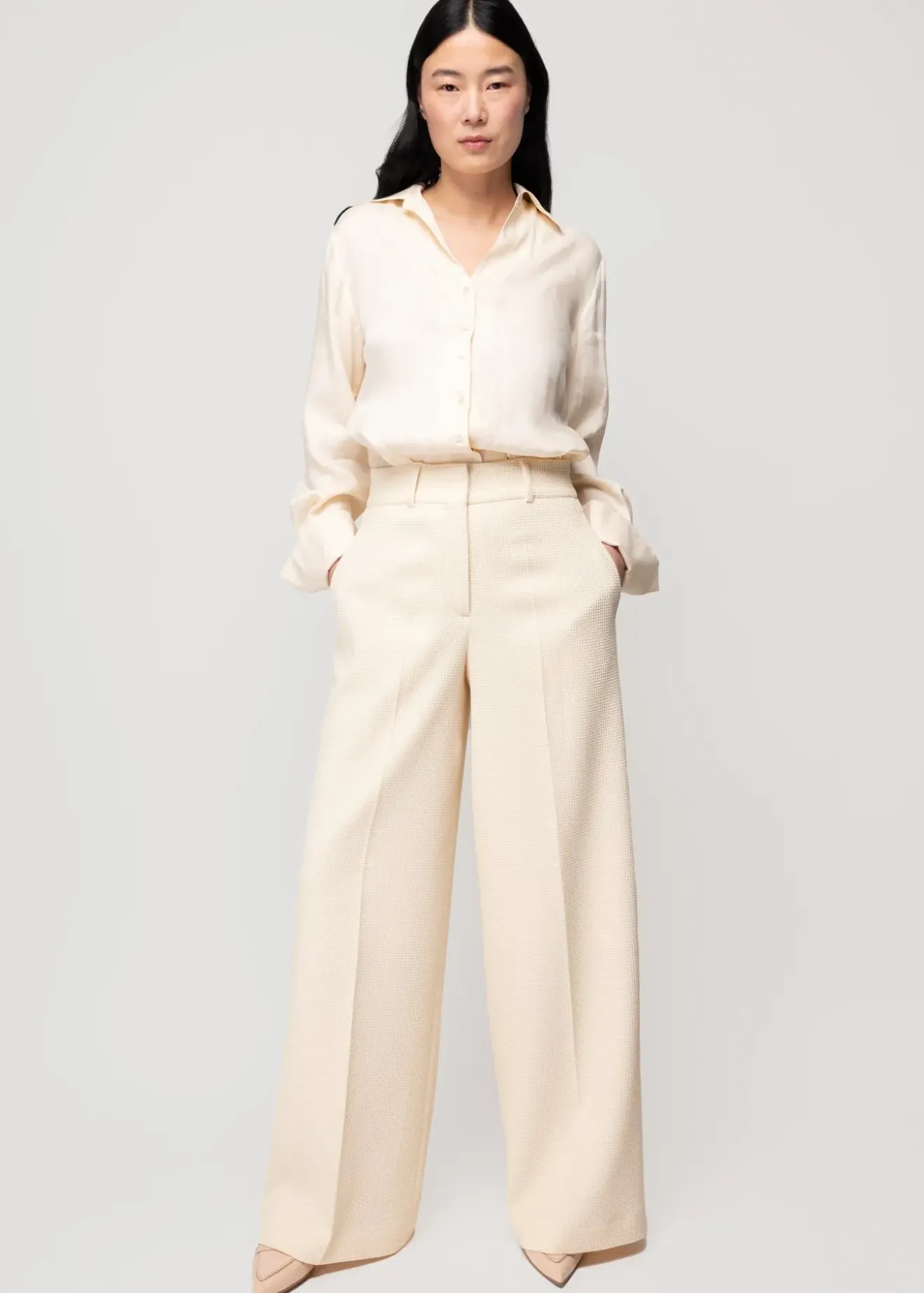 Vanilia Lyocell Blouse Birch Hot