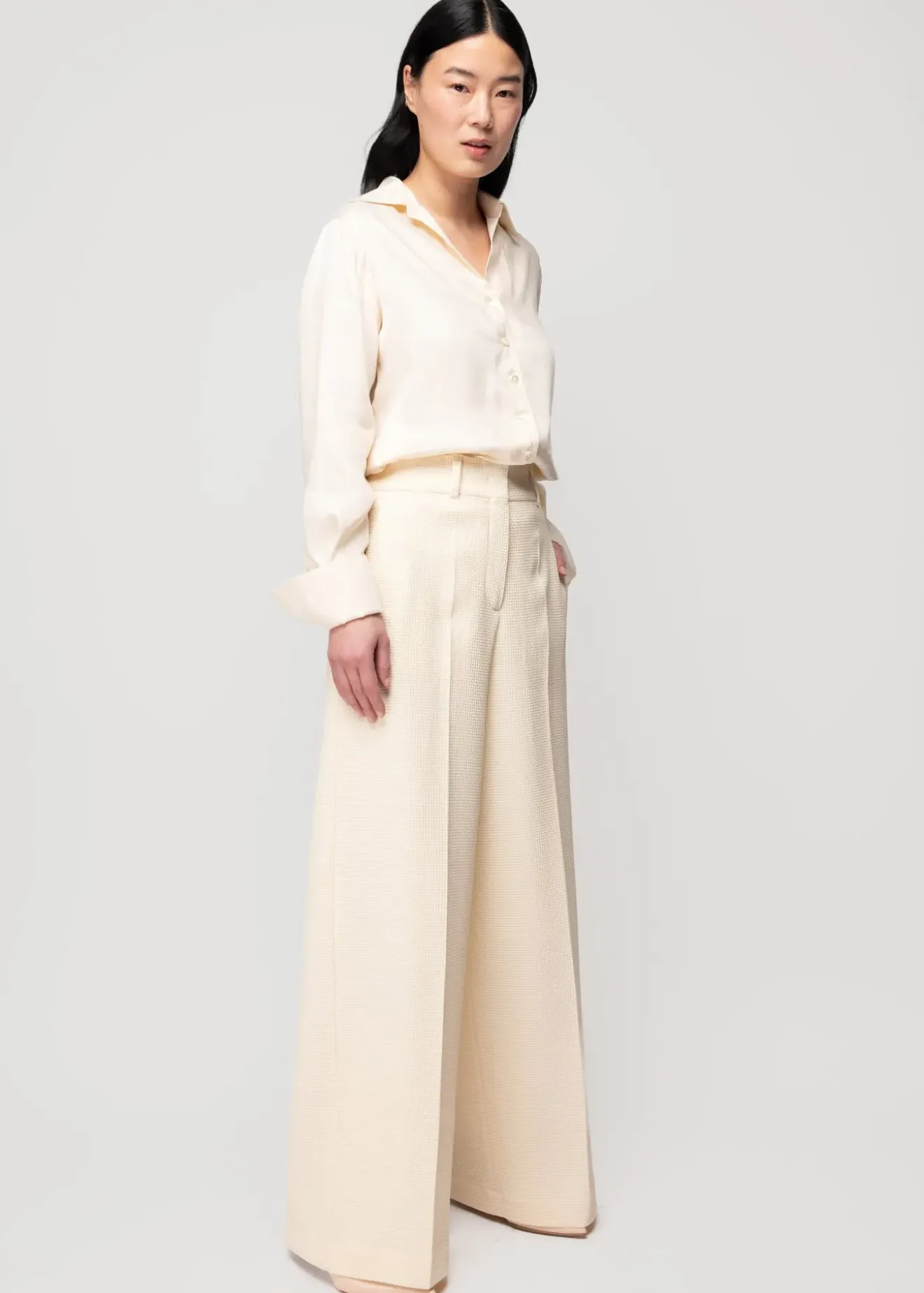 Vanilia Lyocell Blouse Birch Hot