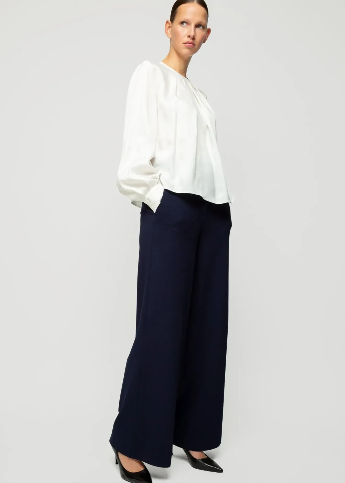 Vanilia Lyocell Blouse Ecru Outlet