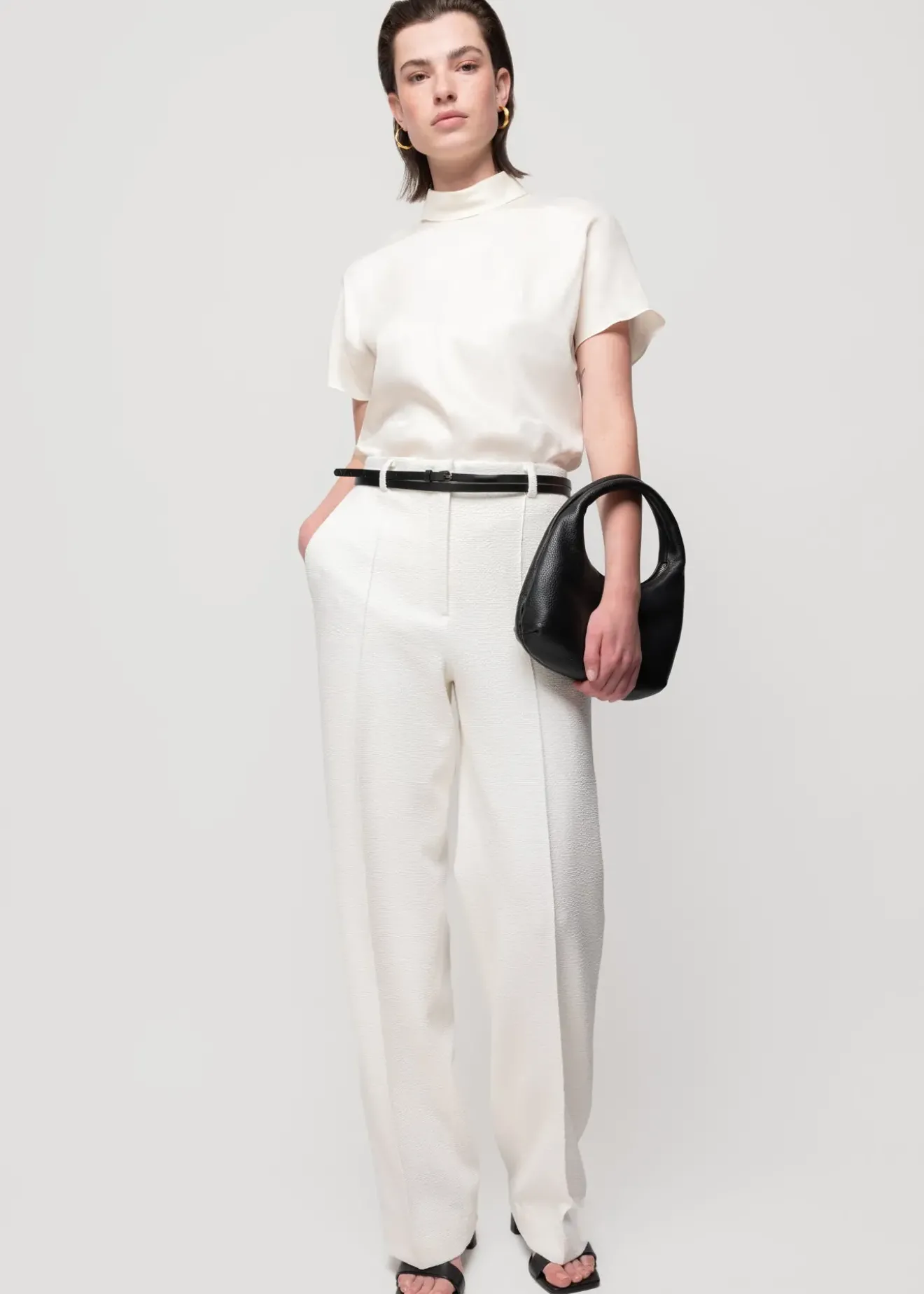 Vanilia Lyocell Top Snow Sale