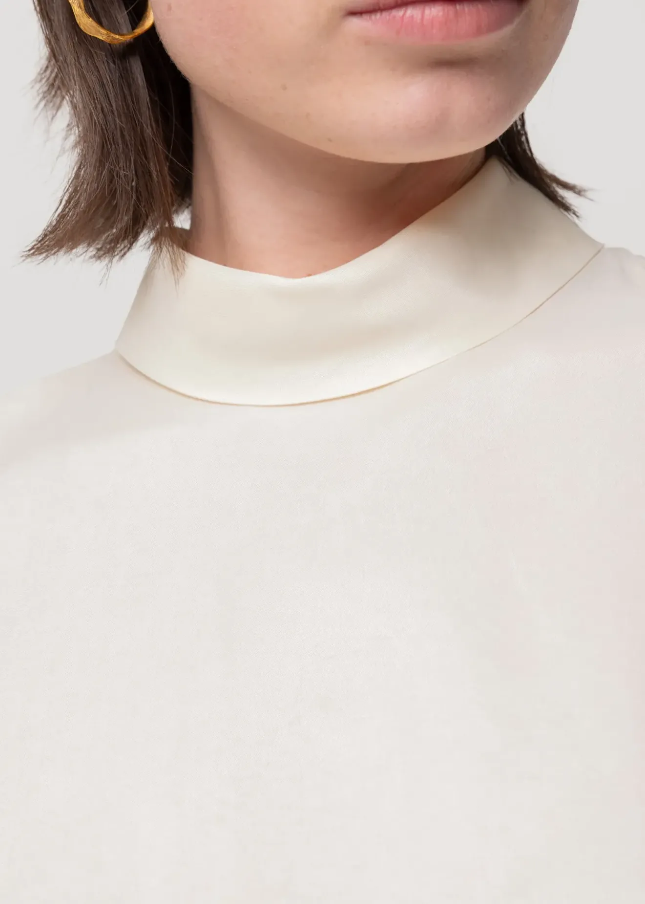 Vanilia Lyocell Top Snow Sale