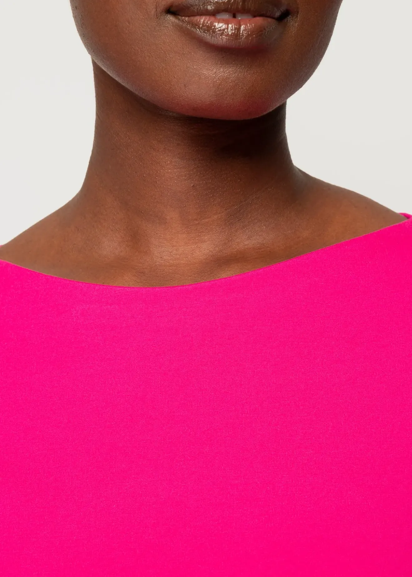 Vanilia Punto Midi Jurk Met Split Cabaret Clearance