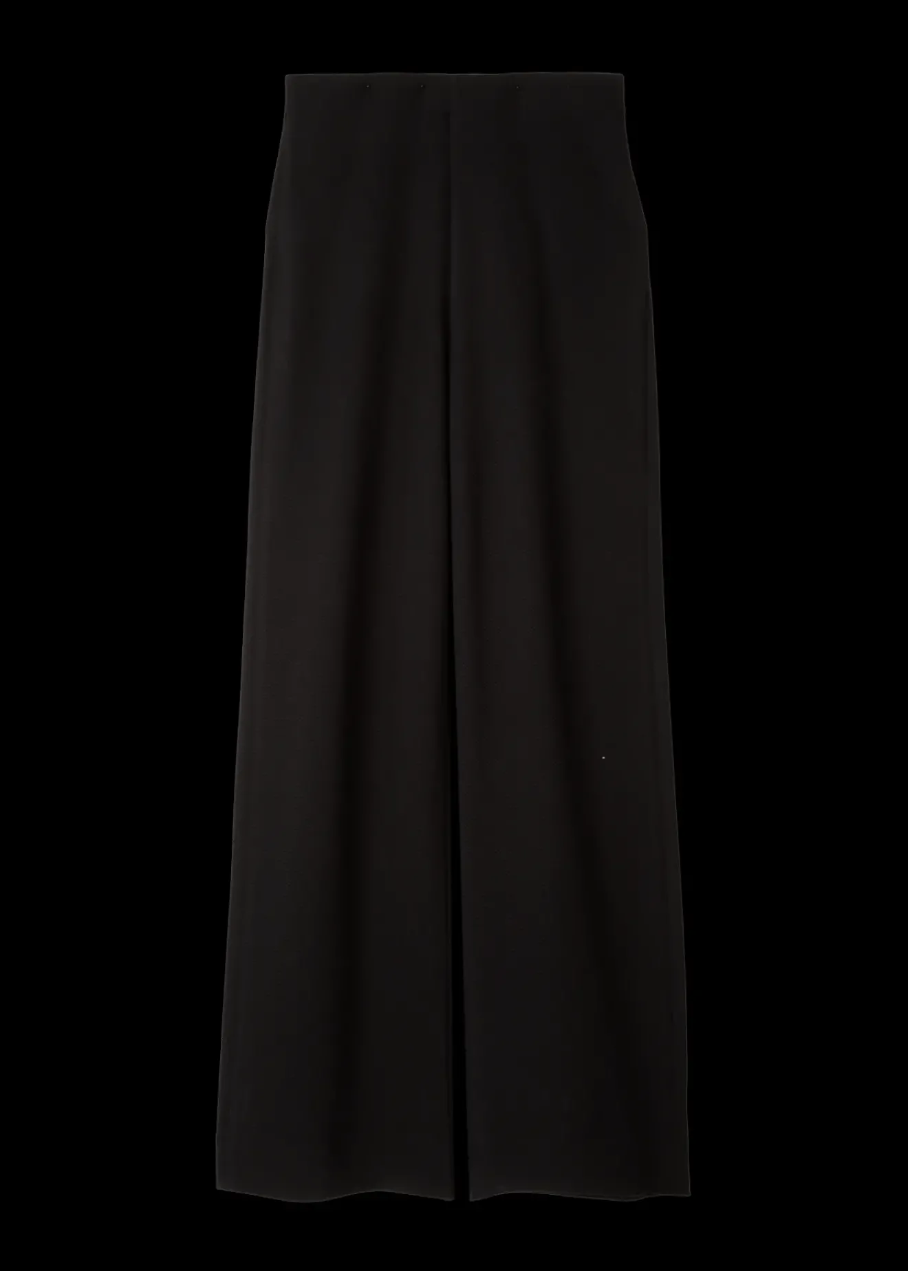 Vanilia Rib Broek Met Rechte Pijp Zwart Discount