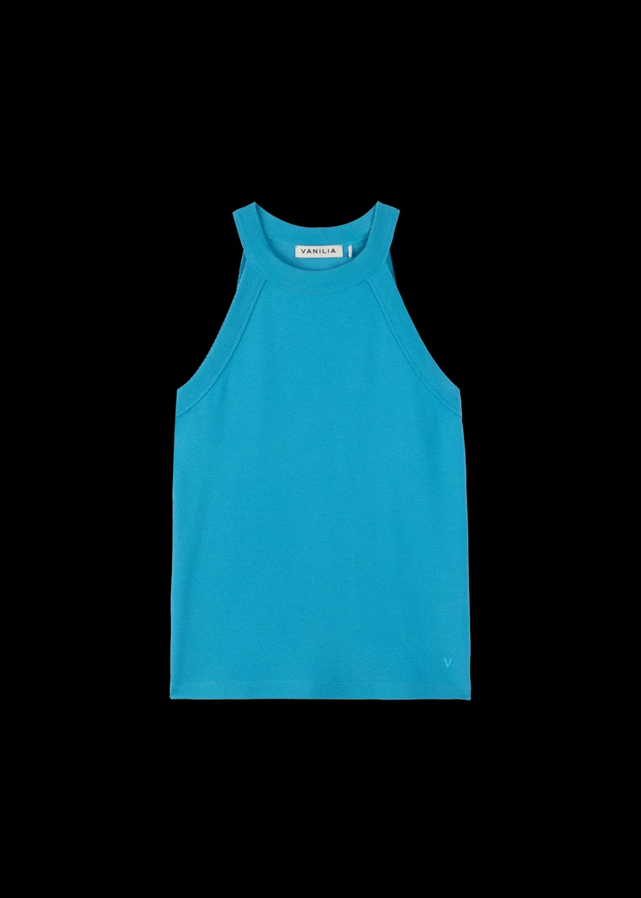 Vanilia Rib Haltertop Splash Sale