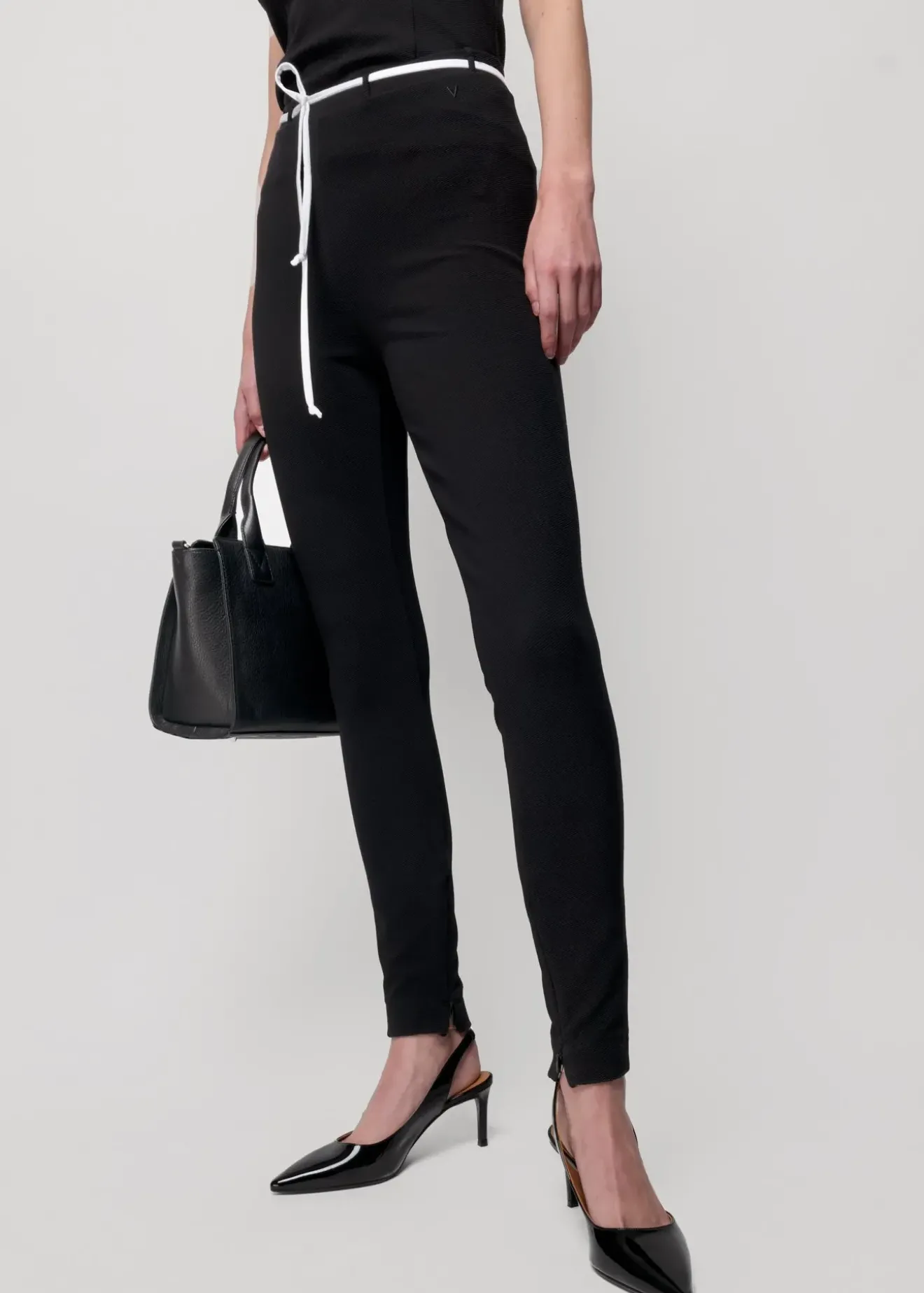 Vanilia Rib Legging Zwart Sale