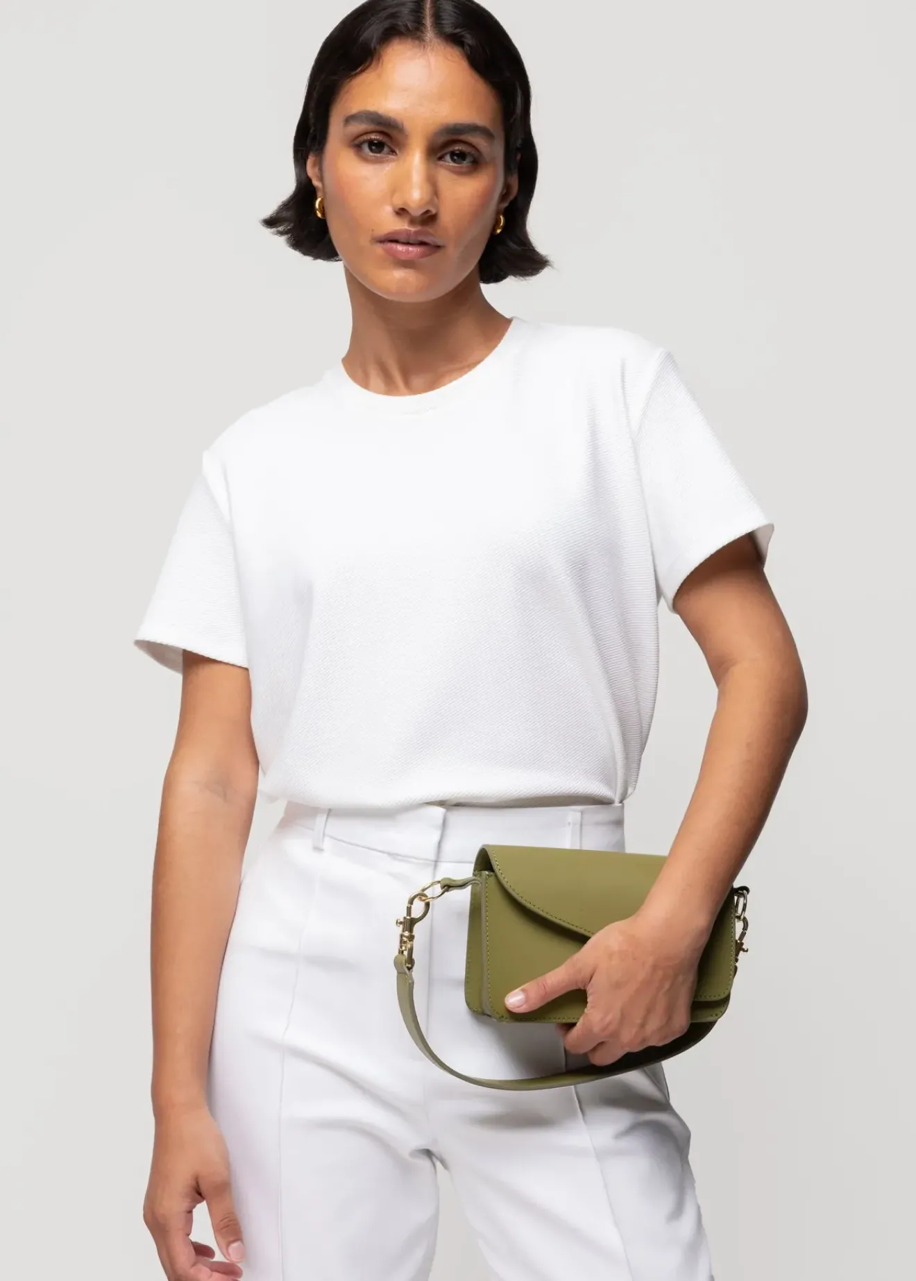 Vanilia Rib T-Shirt Wit Best