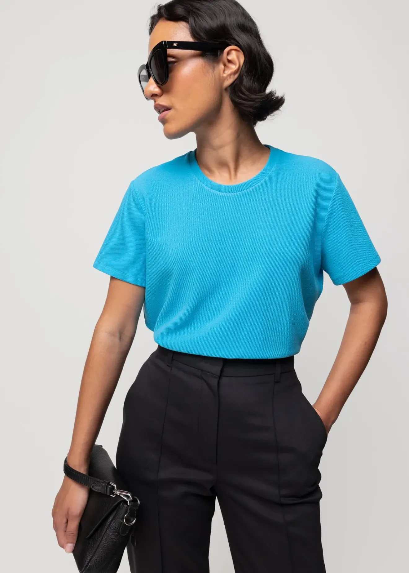 Vanilia Rib T-Shirt Splash Fashion