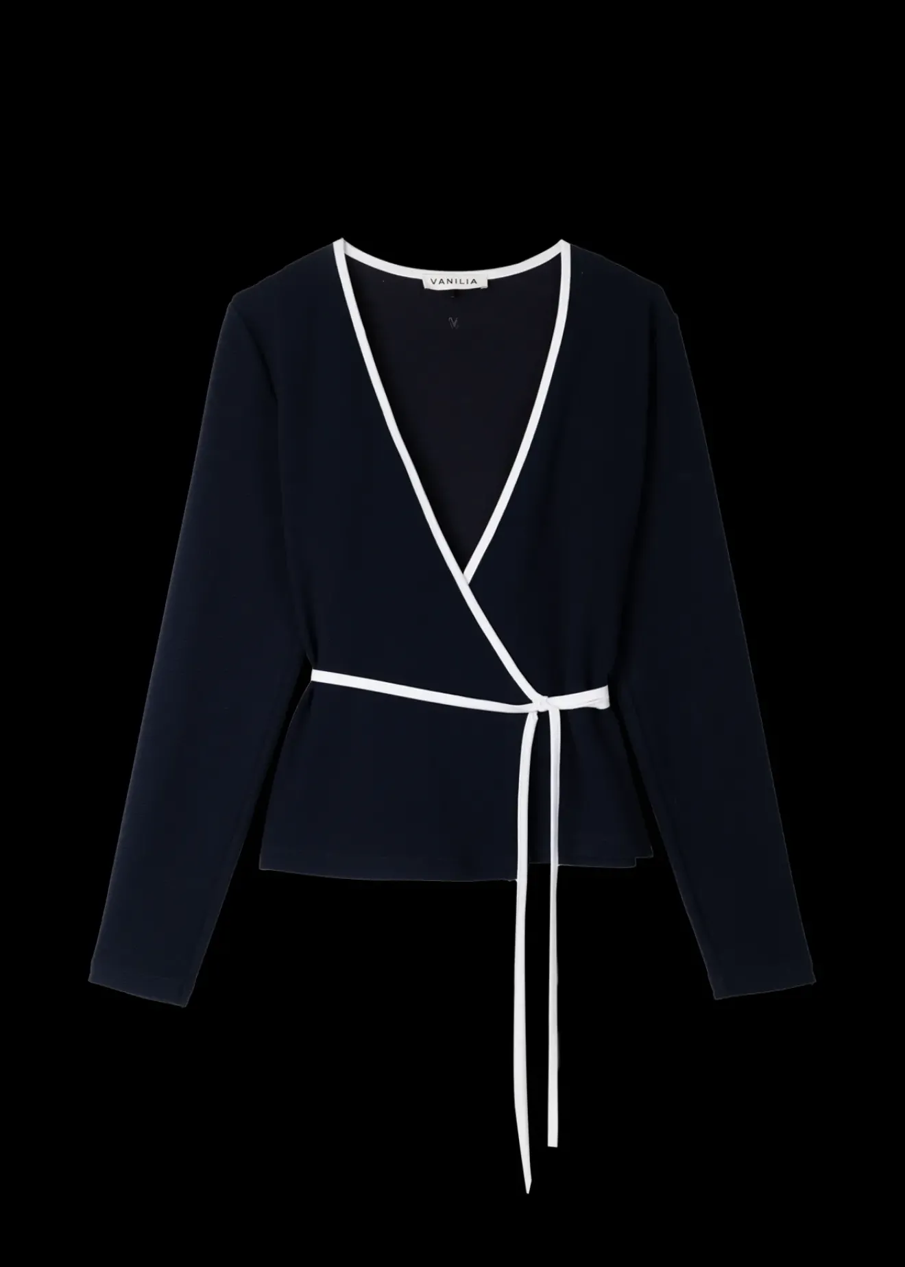 Vanilia Rib Wikkeltop Classic Navy Outlet