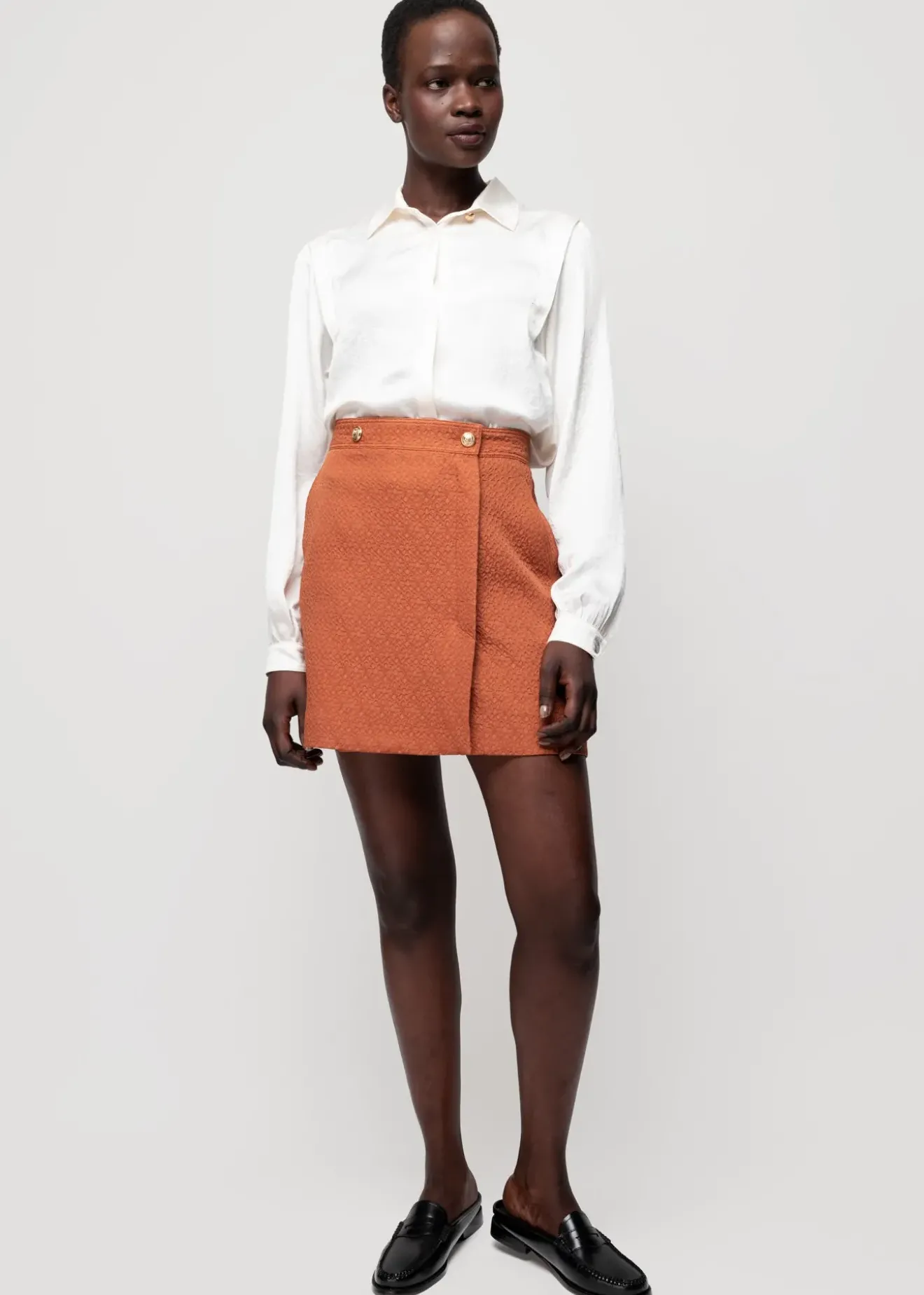 Vanilia Satijnen Blouse Pristine Discount