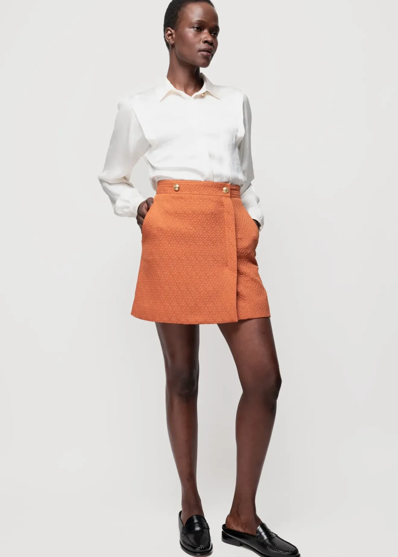 Vanilia Satijnen Blouse Pristine Discount